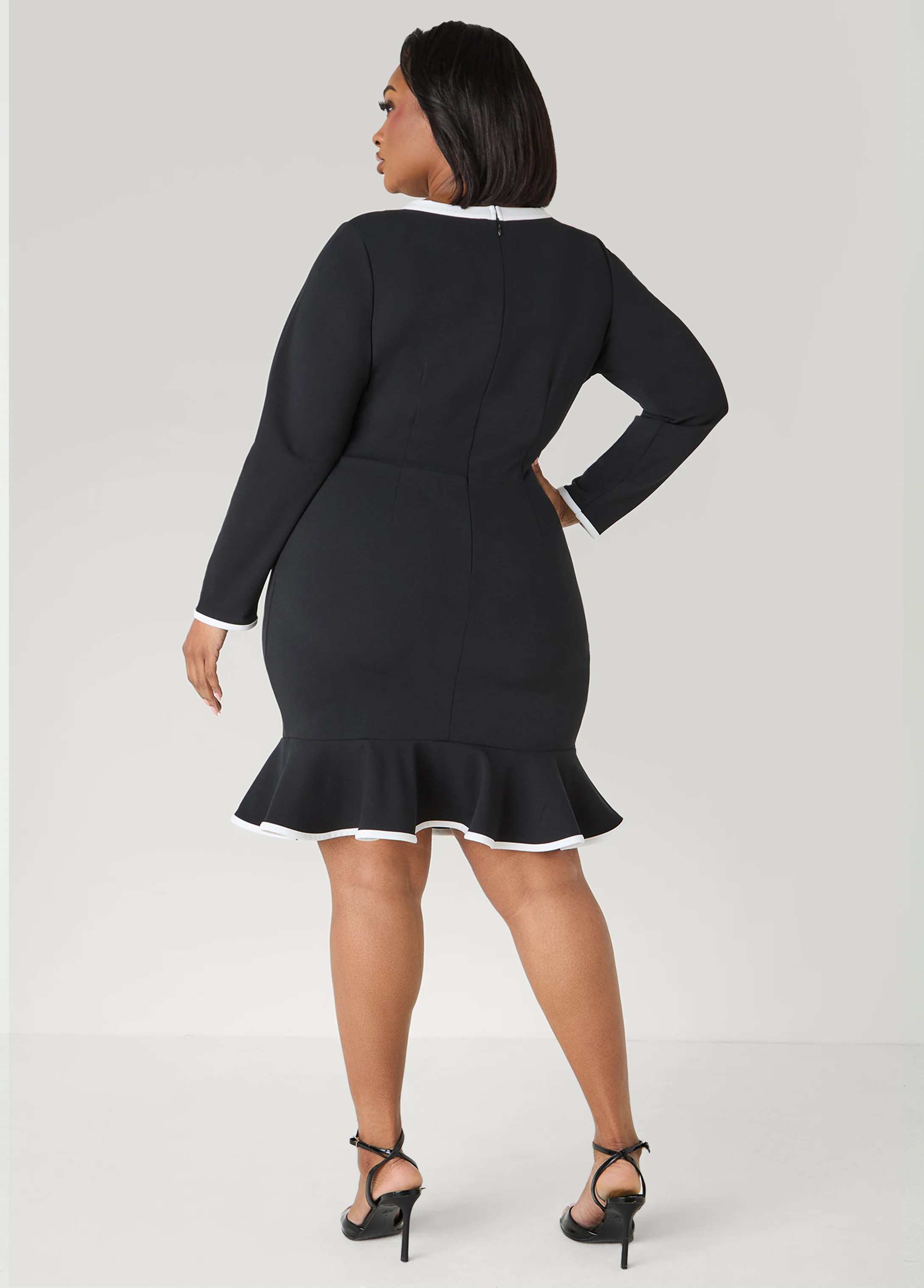 Bow Embellished Cutout Dress - Image 8