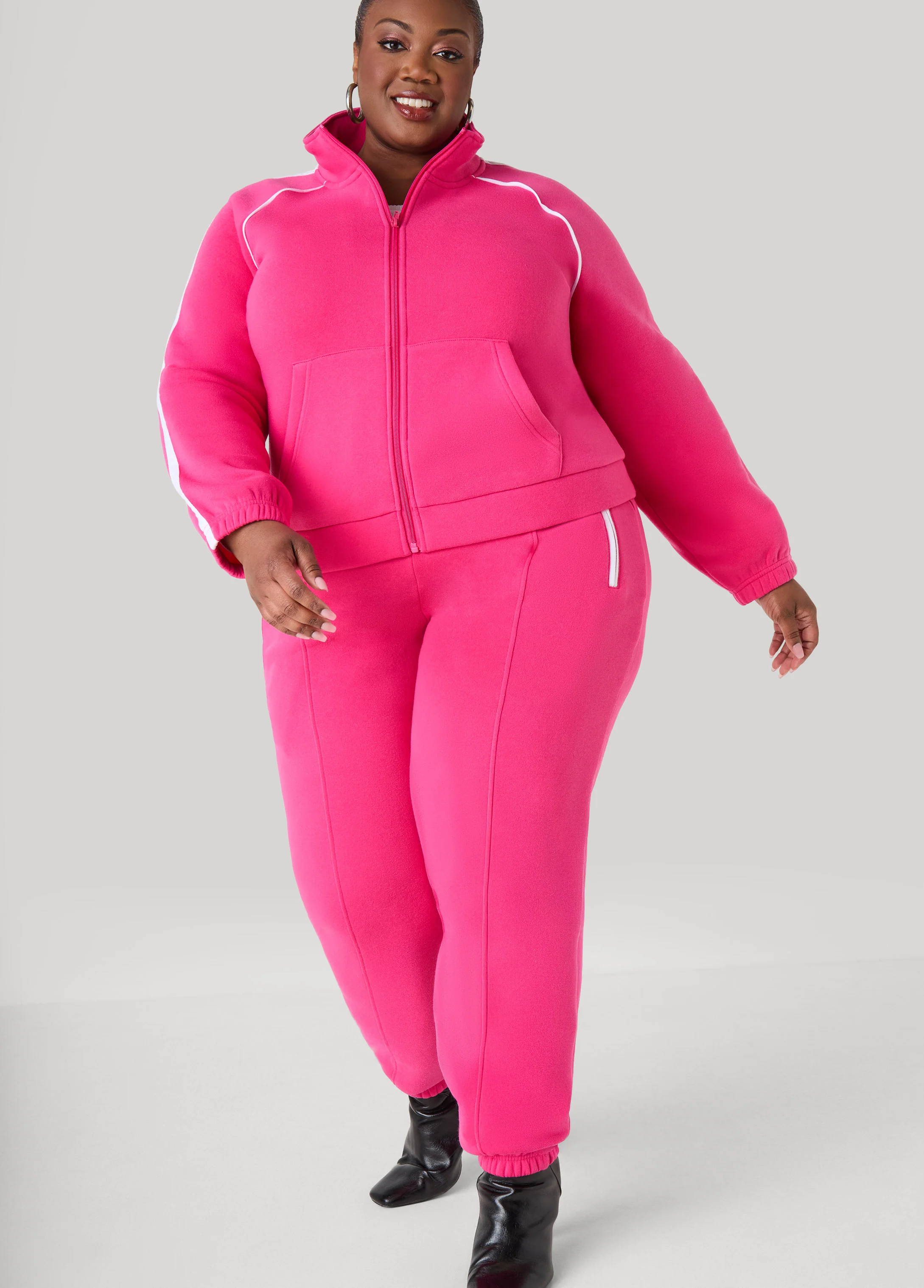 Piped Zip Front Track Jacket - Image 11