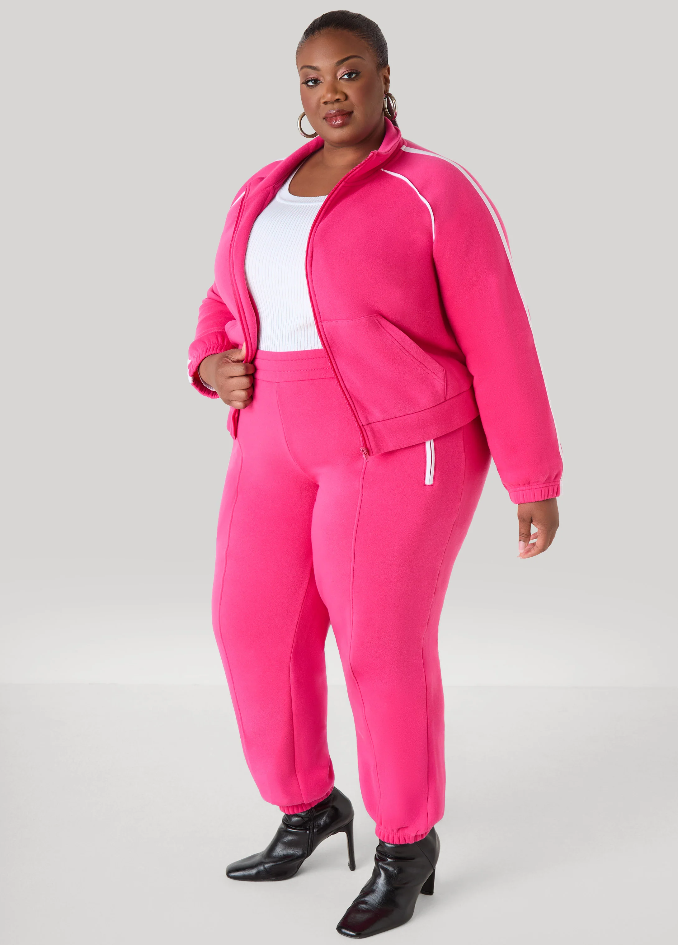 Piped Zip Front Track Jacket - Image 12