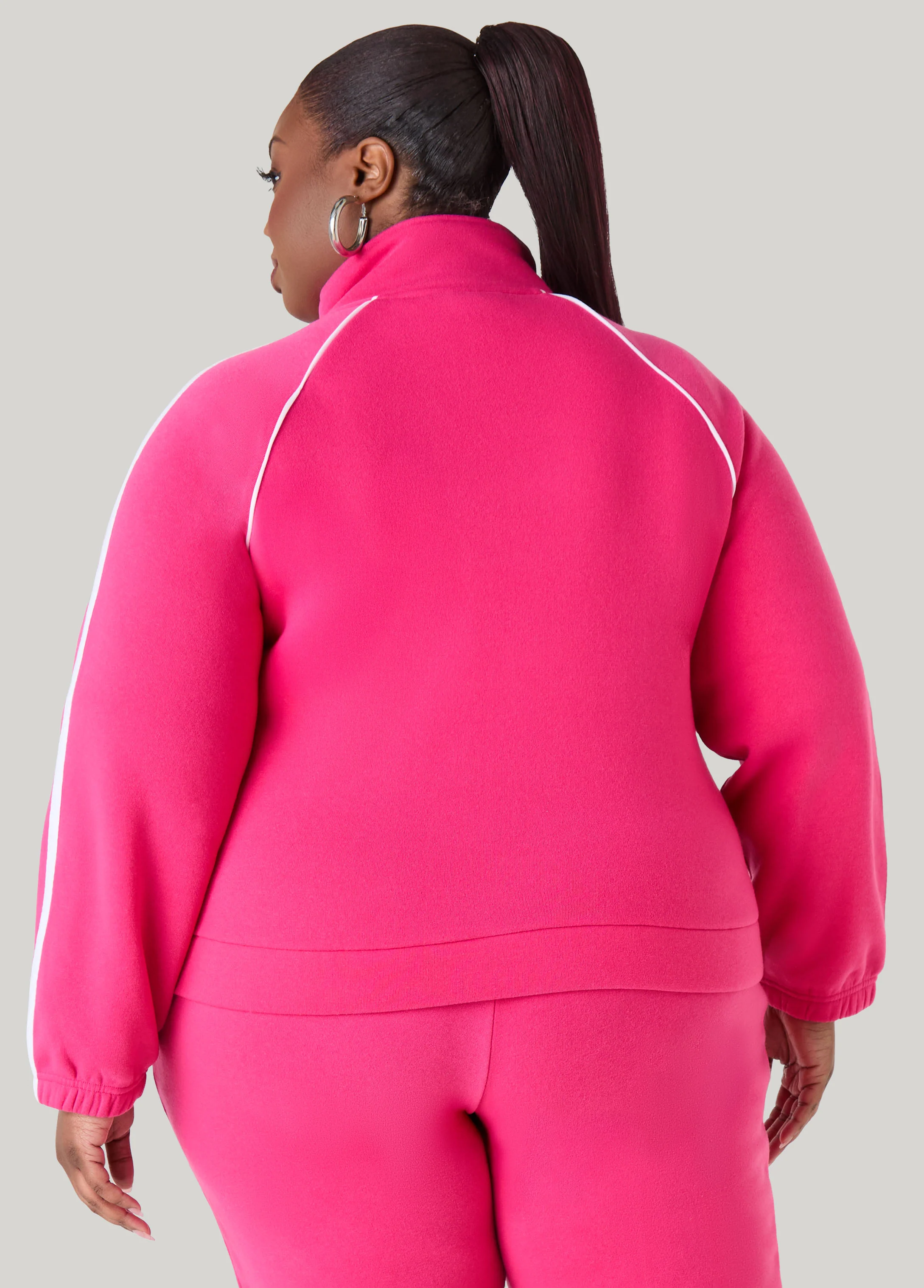 Piped Zip Front Track Jacket - Image 13