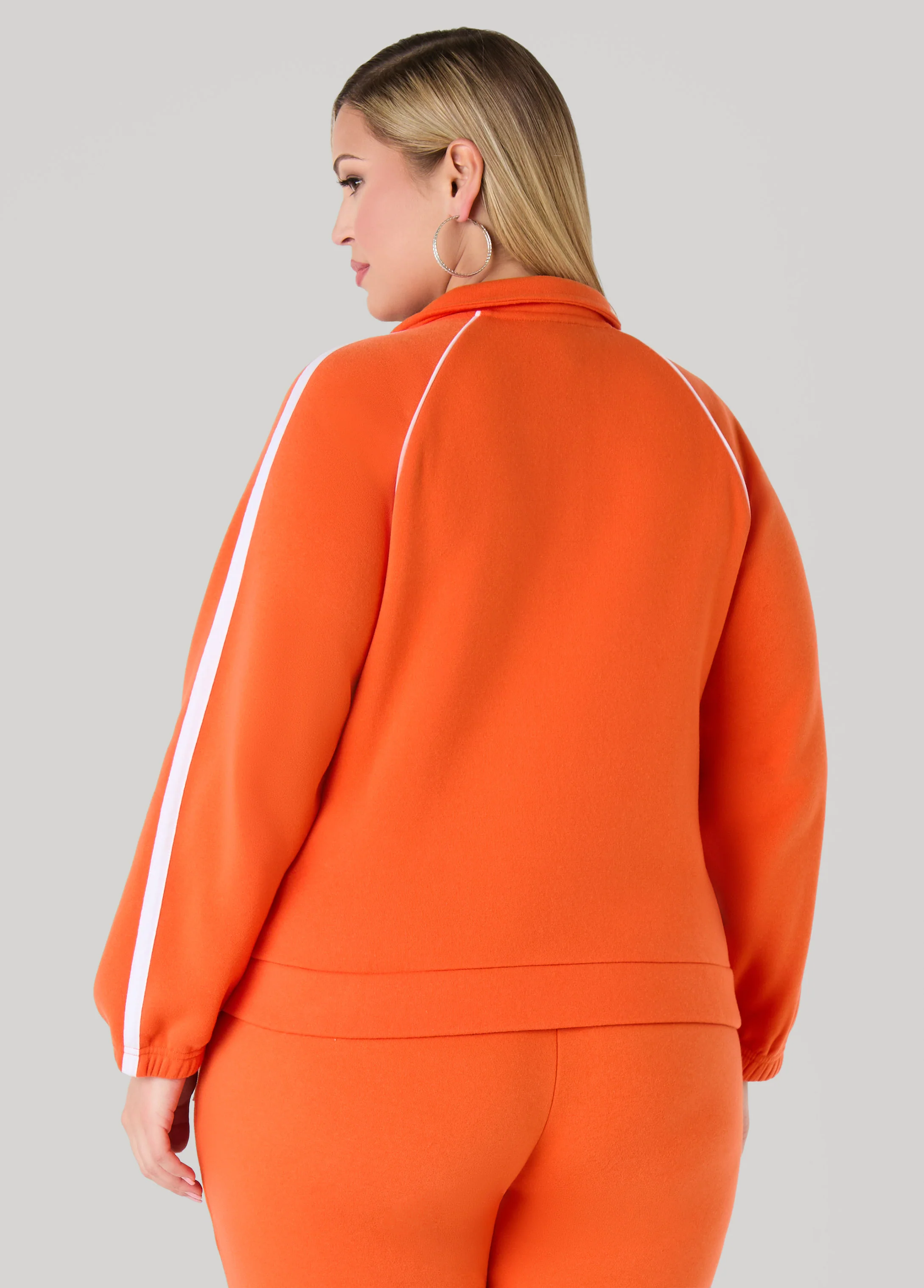 Piped Zip Front Track Jacket - Image 15