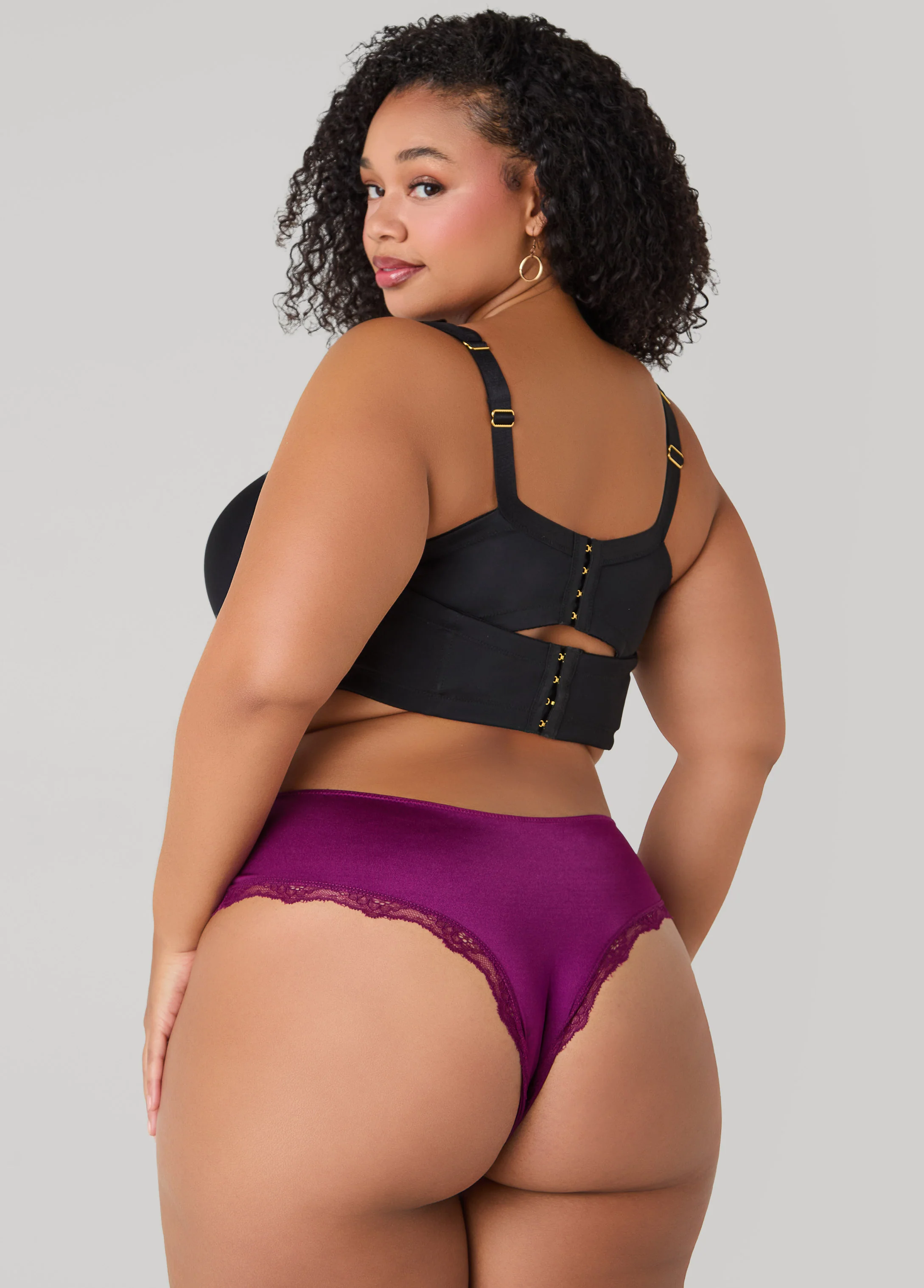 3 Pack Lace Trimmed Cheeky Panties - Image 3