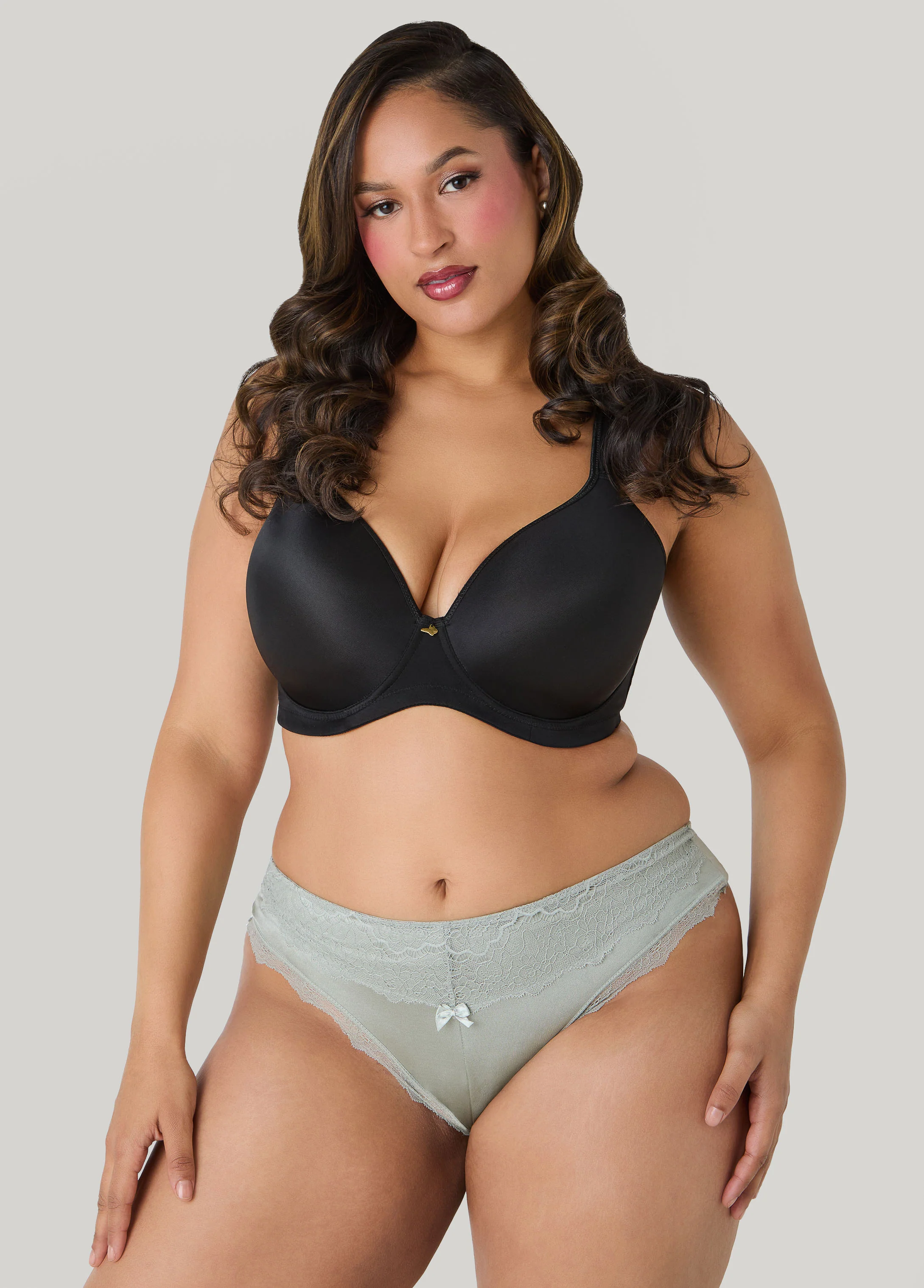 Lace Trimmed 3 Pack Cheeky Panties - Image 9