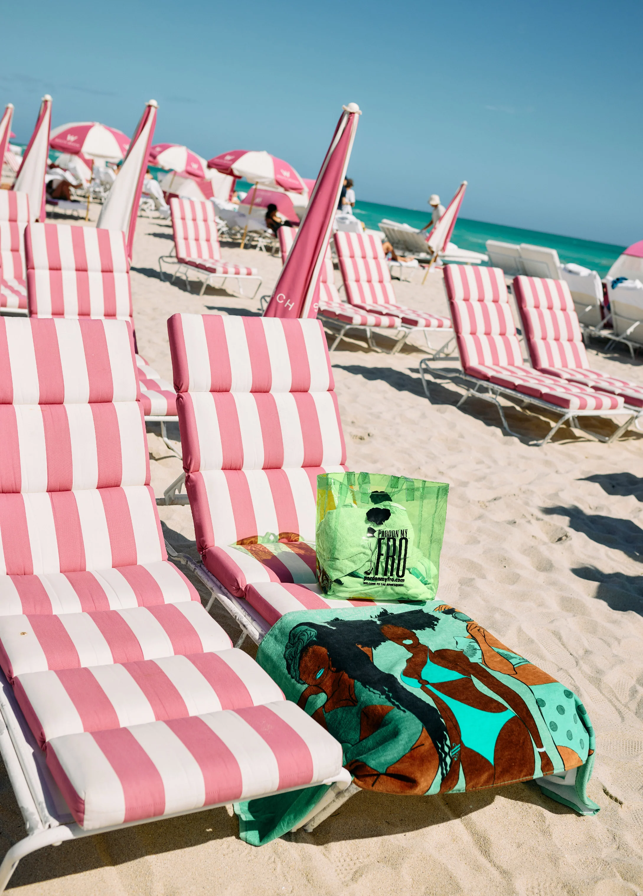 Pardon My Fro™ Summer Beach Towel - Image 3