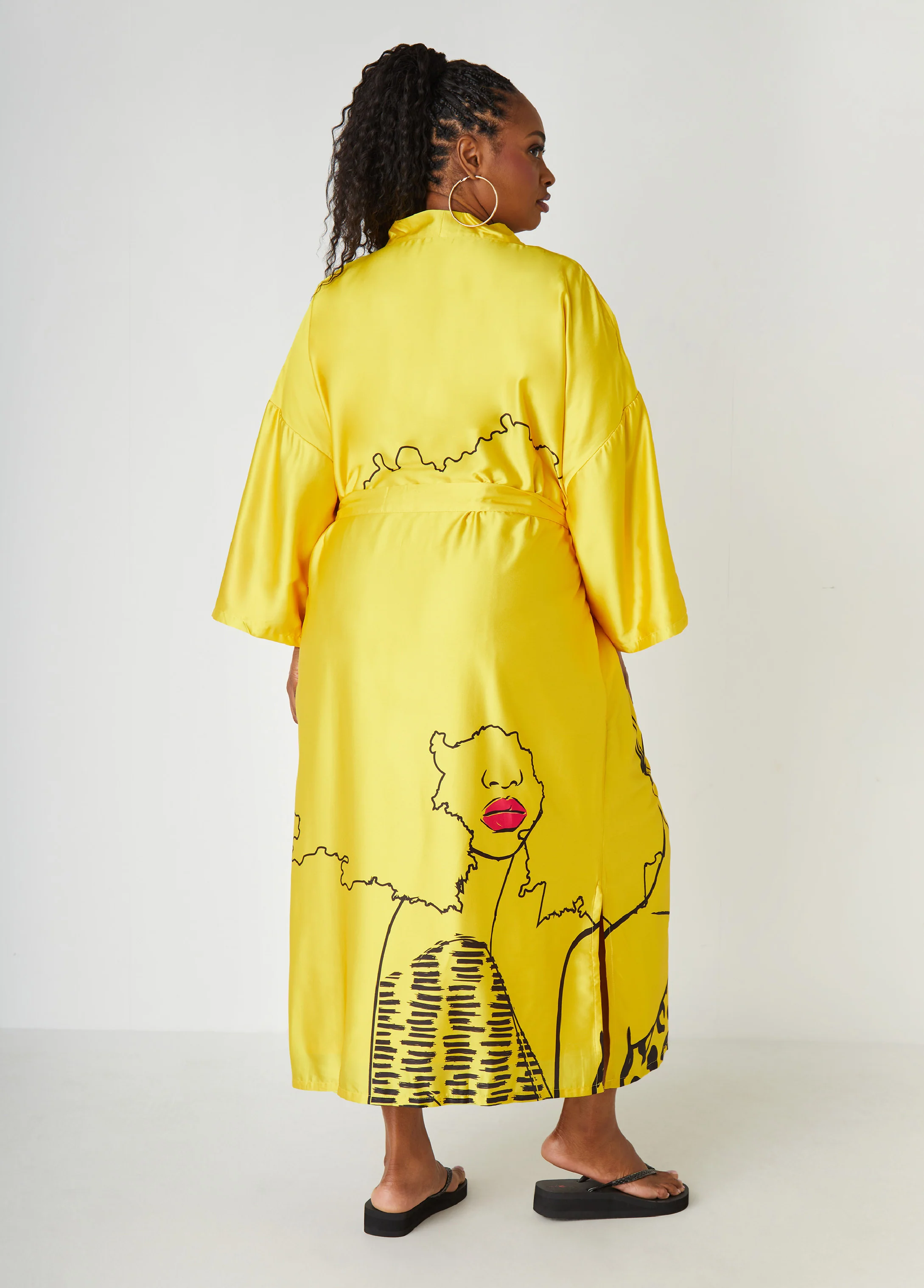 Pardon My Fro™ Mahogany Kimono - Image 4