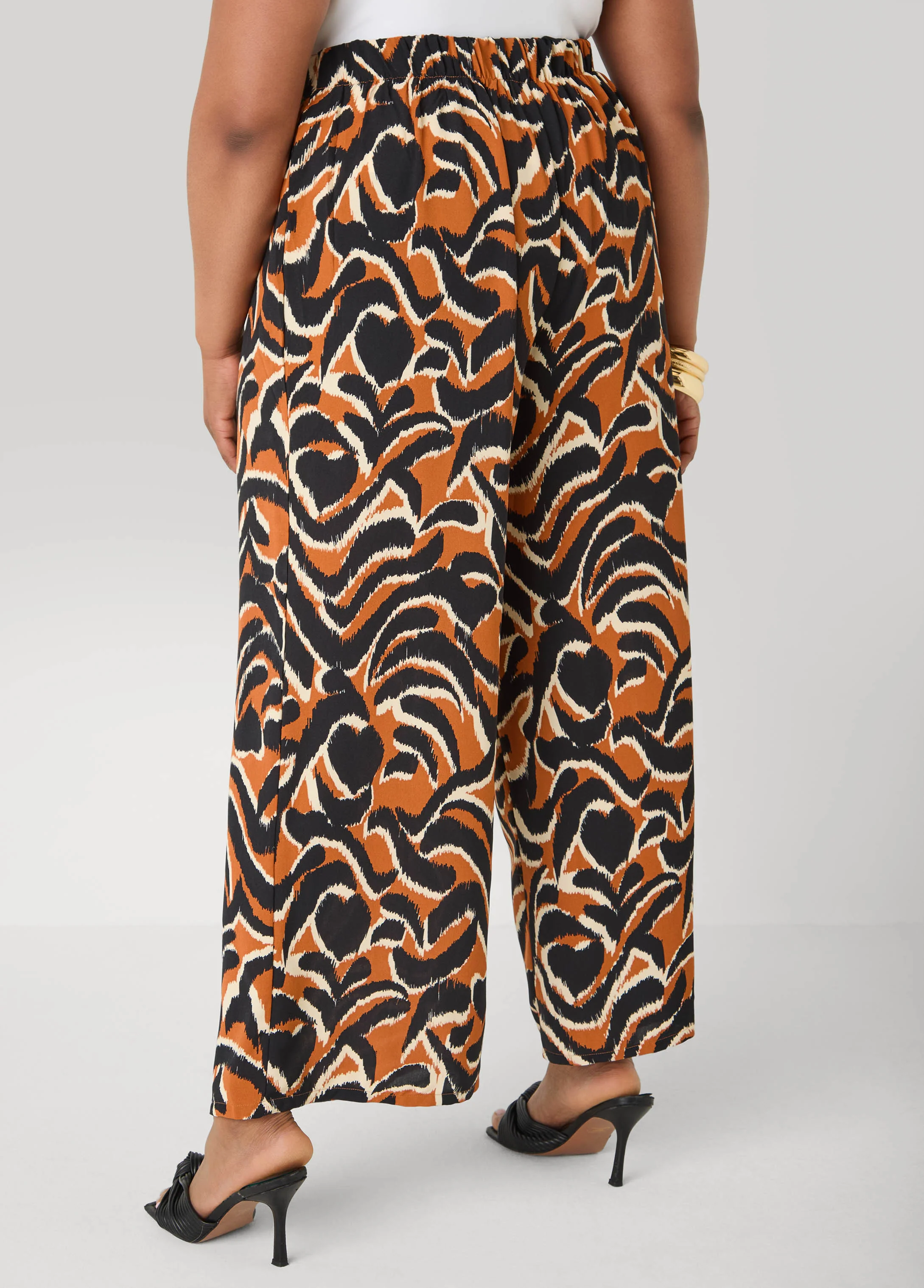 Printed High Waist Pants - Image 2