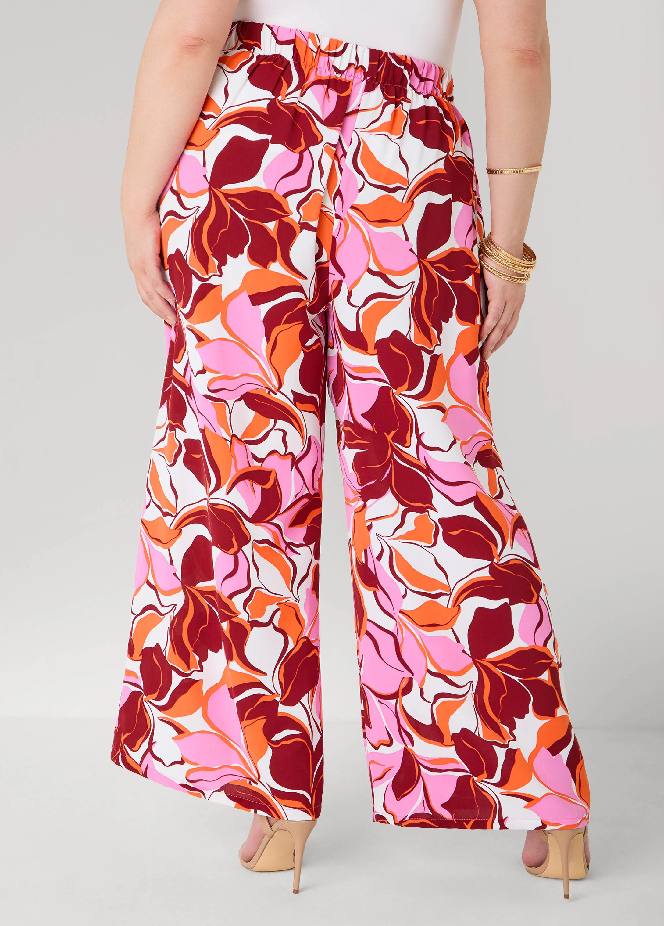 Printed High Waist Pants - Image 5