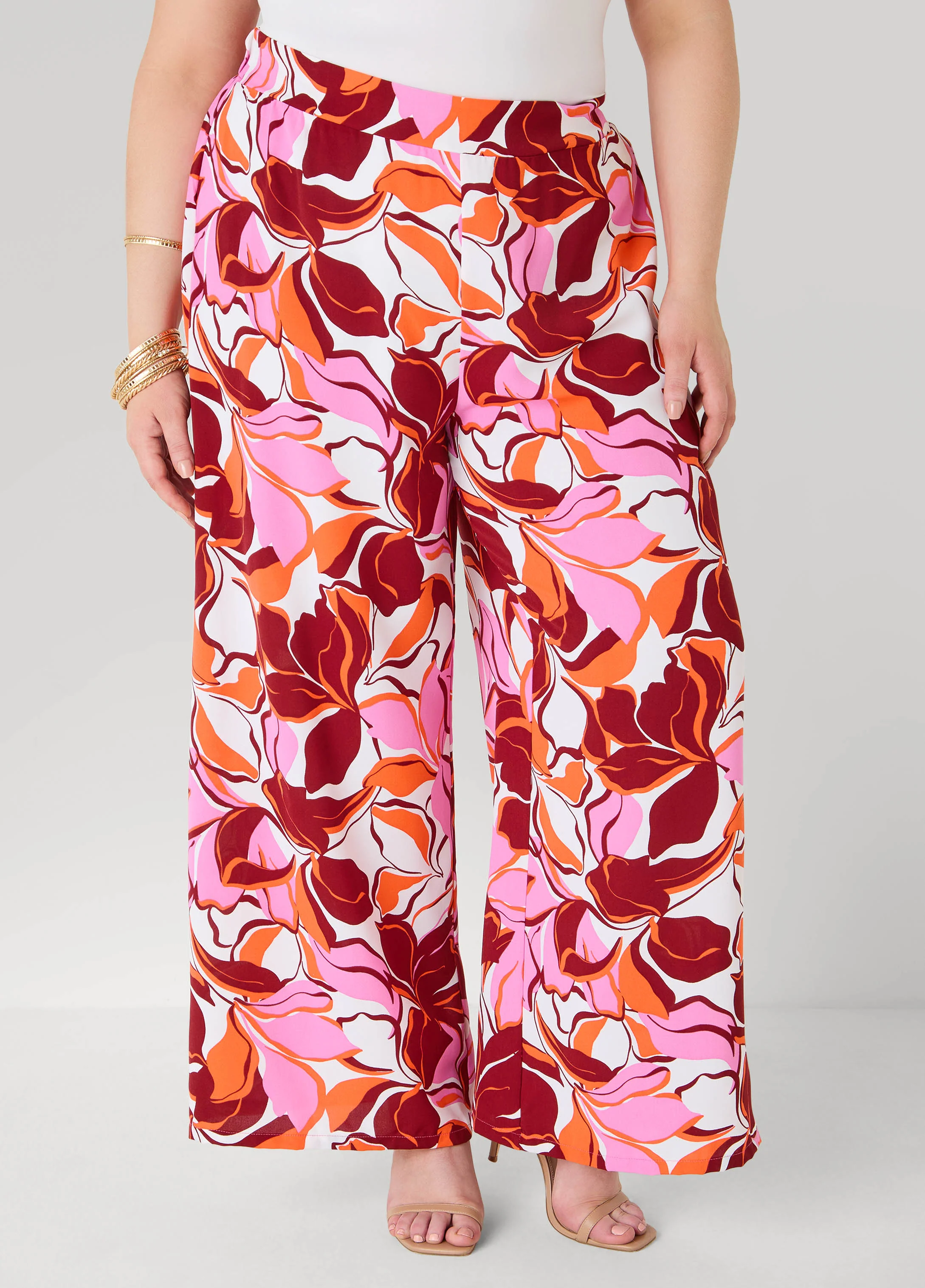 Printed High Waist Pants - Image 6