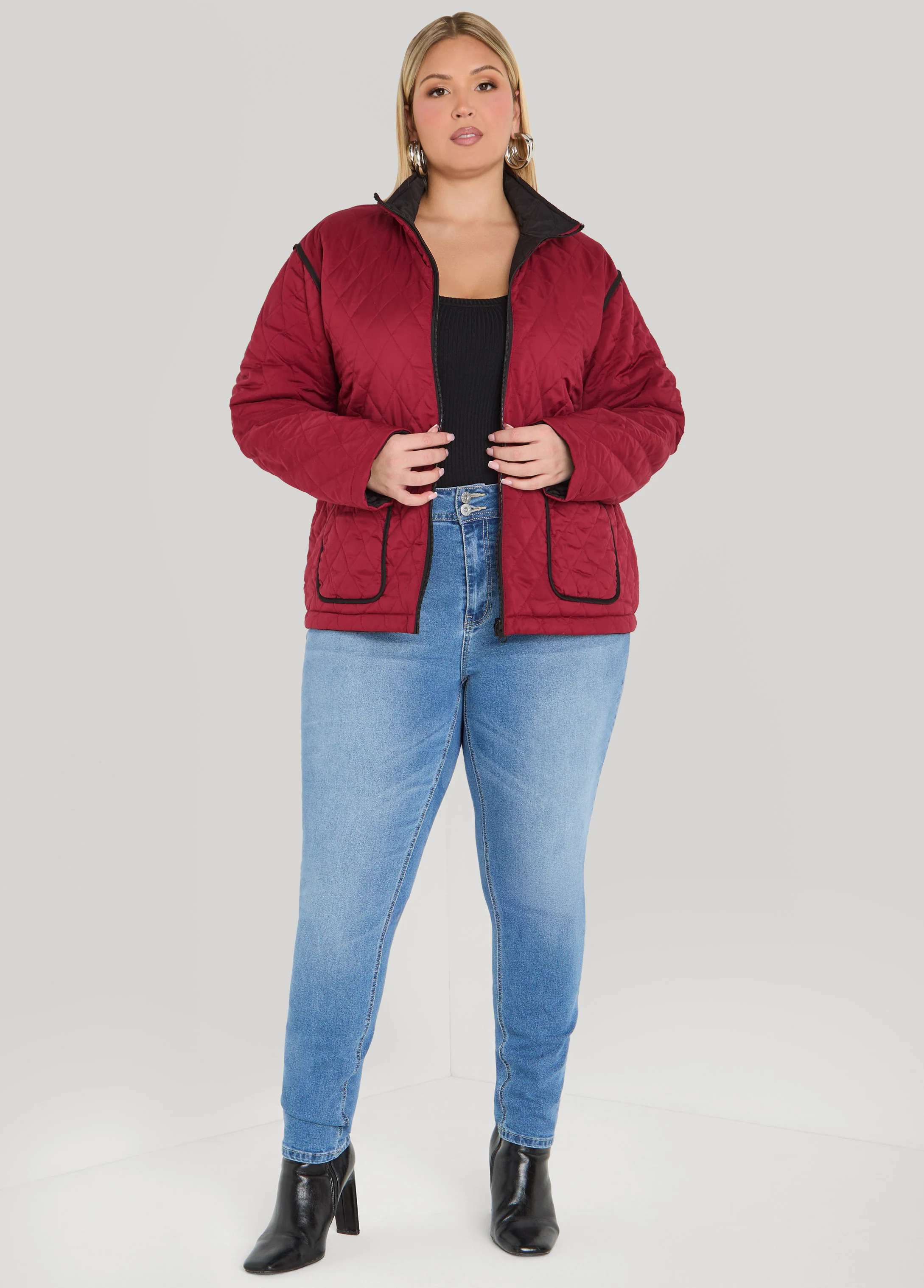 Reversible Quilted Barn Jacket - Image 11