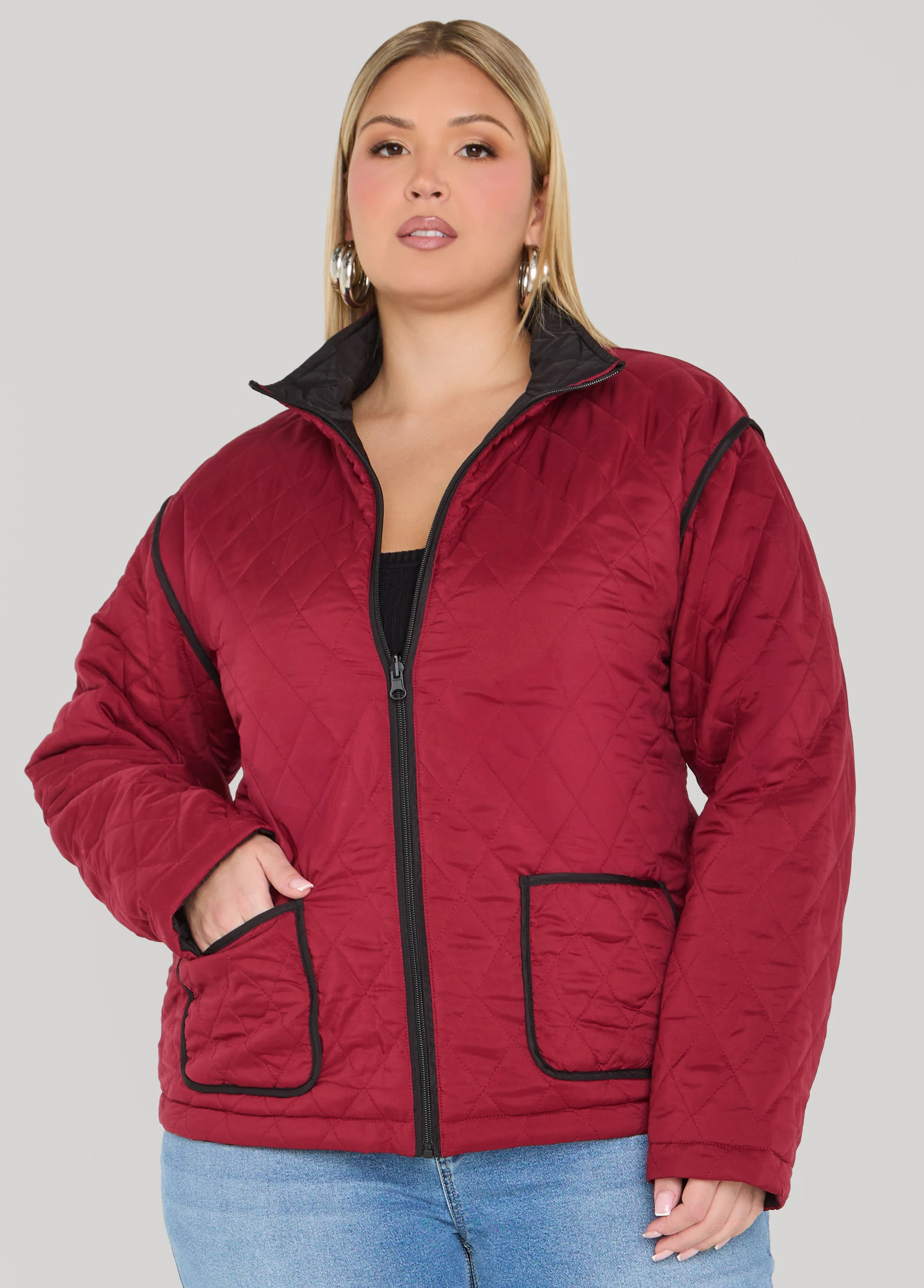 Reversible Quilted Barn Jacket - Image 13