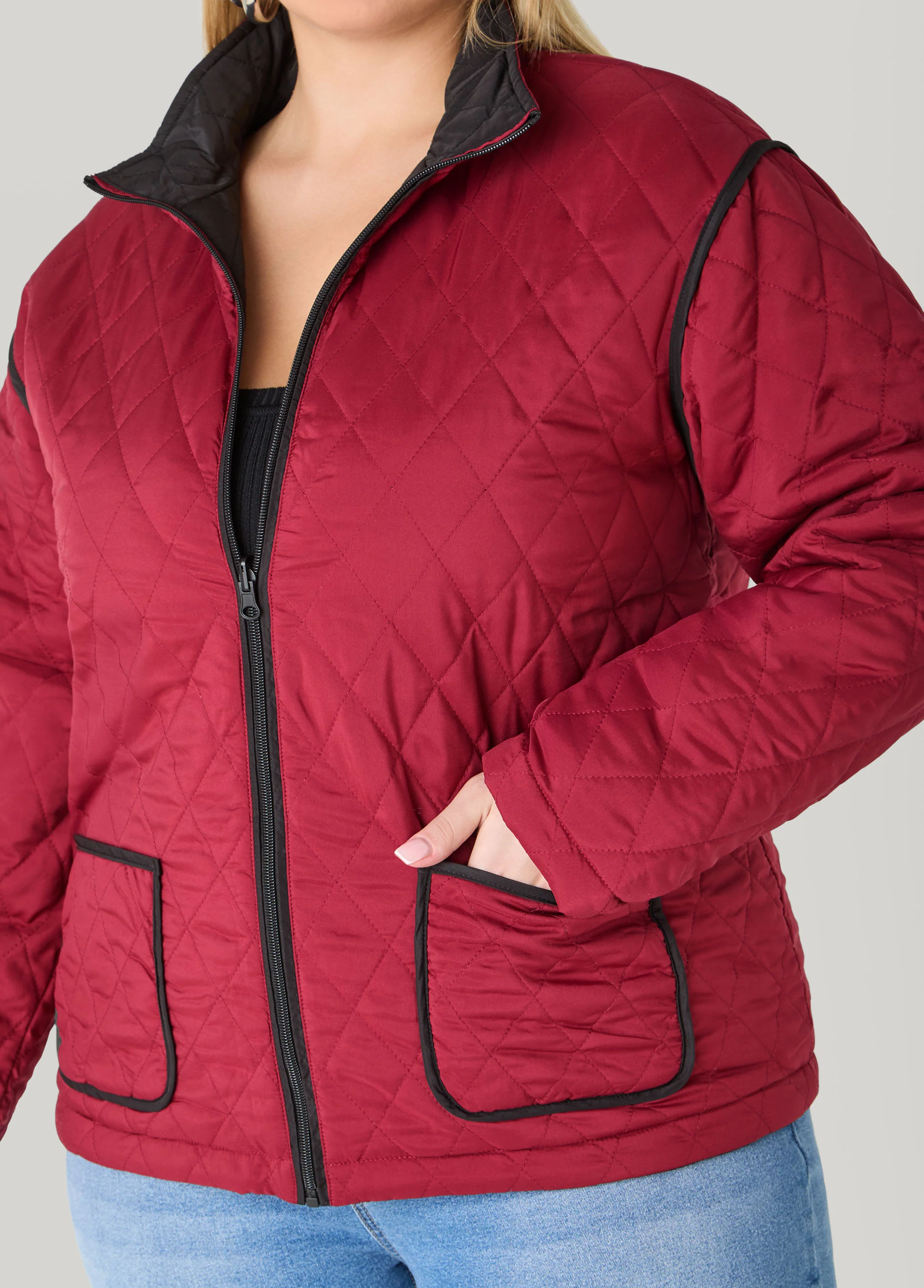 Reversible Quilted Barn Jacket - Image 14