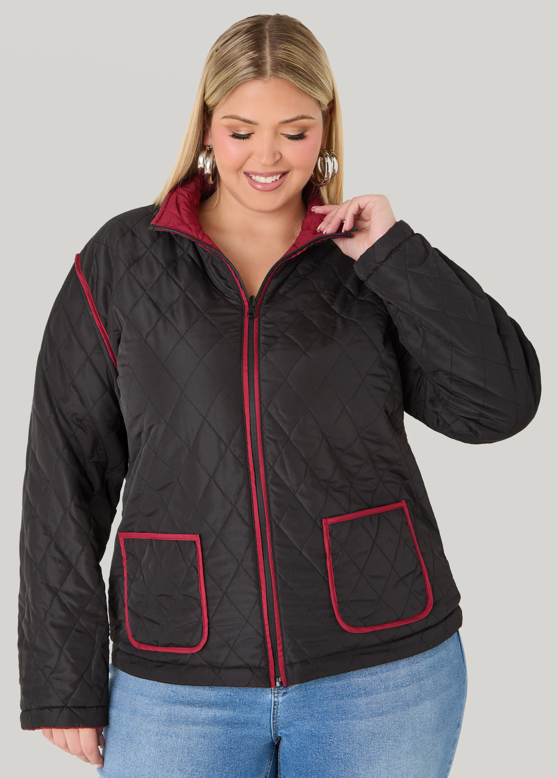 Reversible Quilted Barn Jacket - Image 16