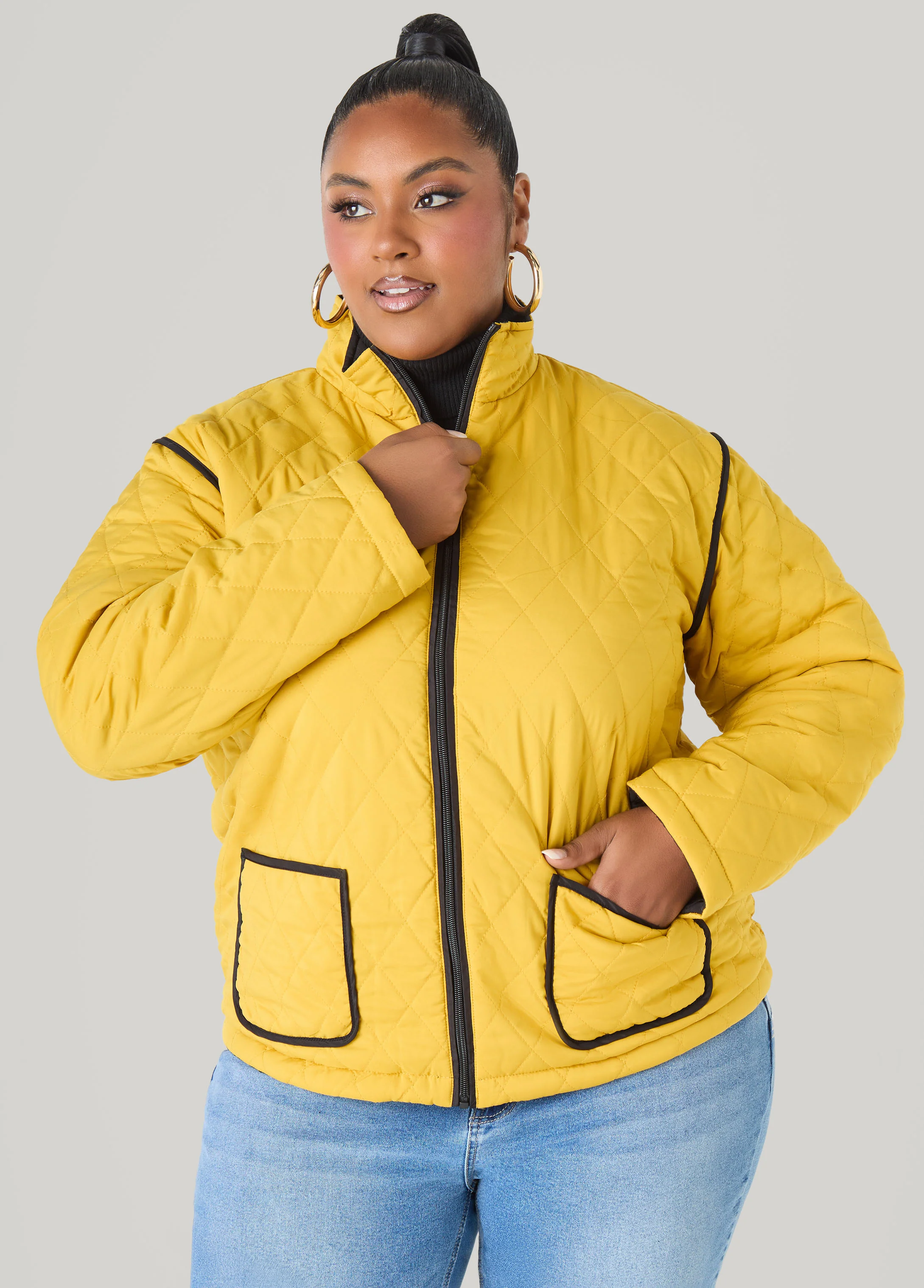 Reversible Quilted Barn Jacket - Image 17