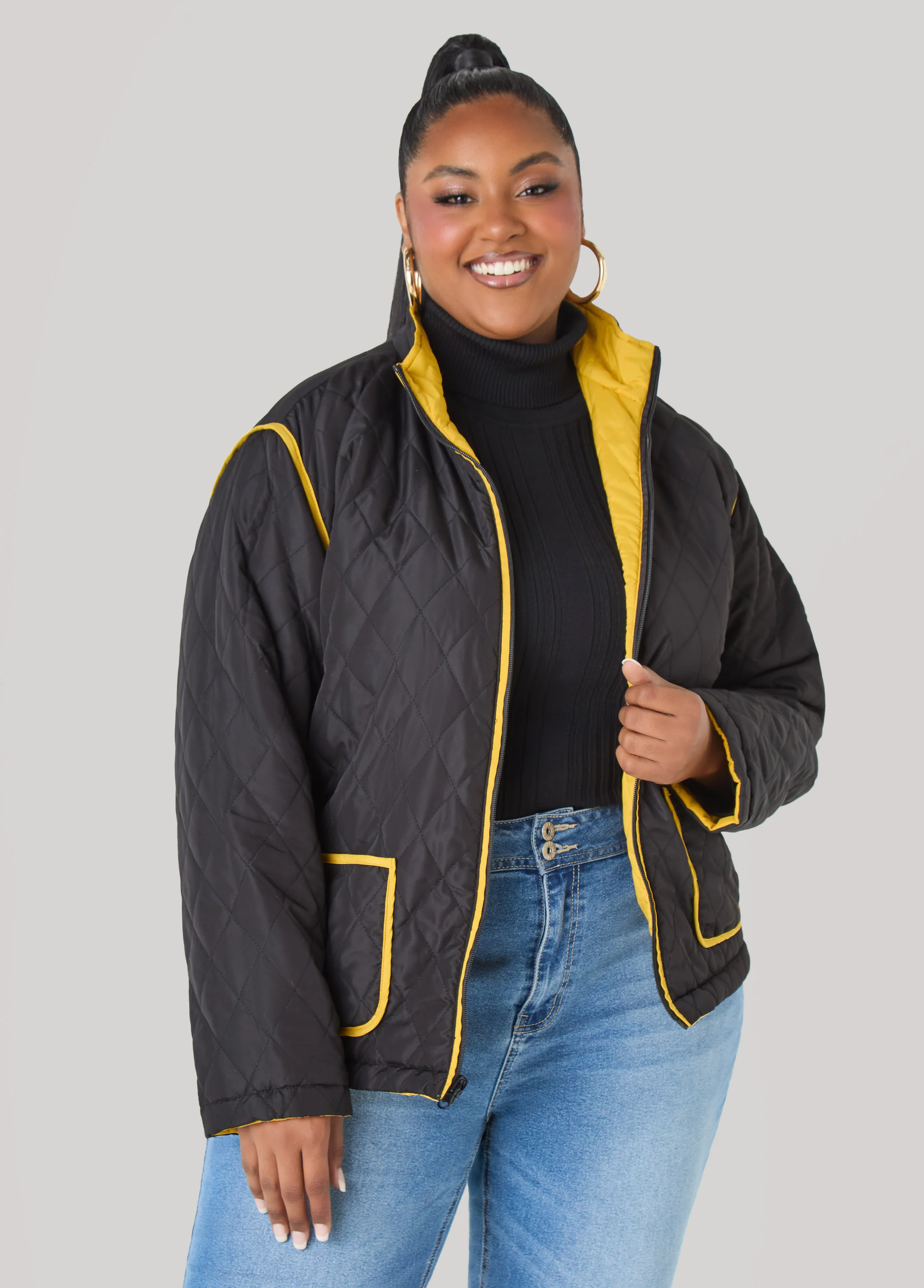 Reversible Quilted Barn Jacket - Image 18