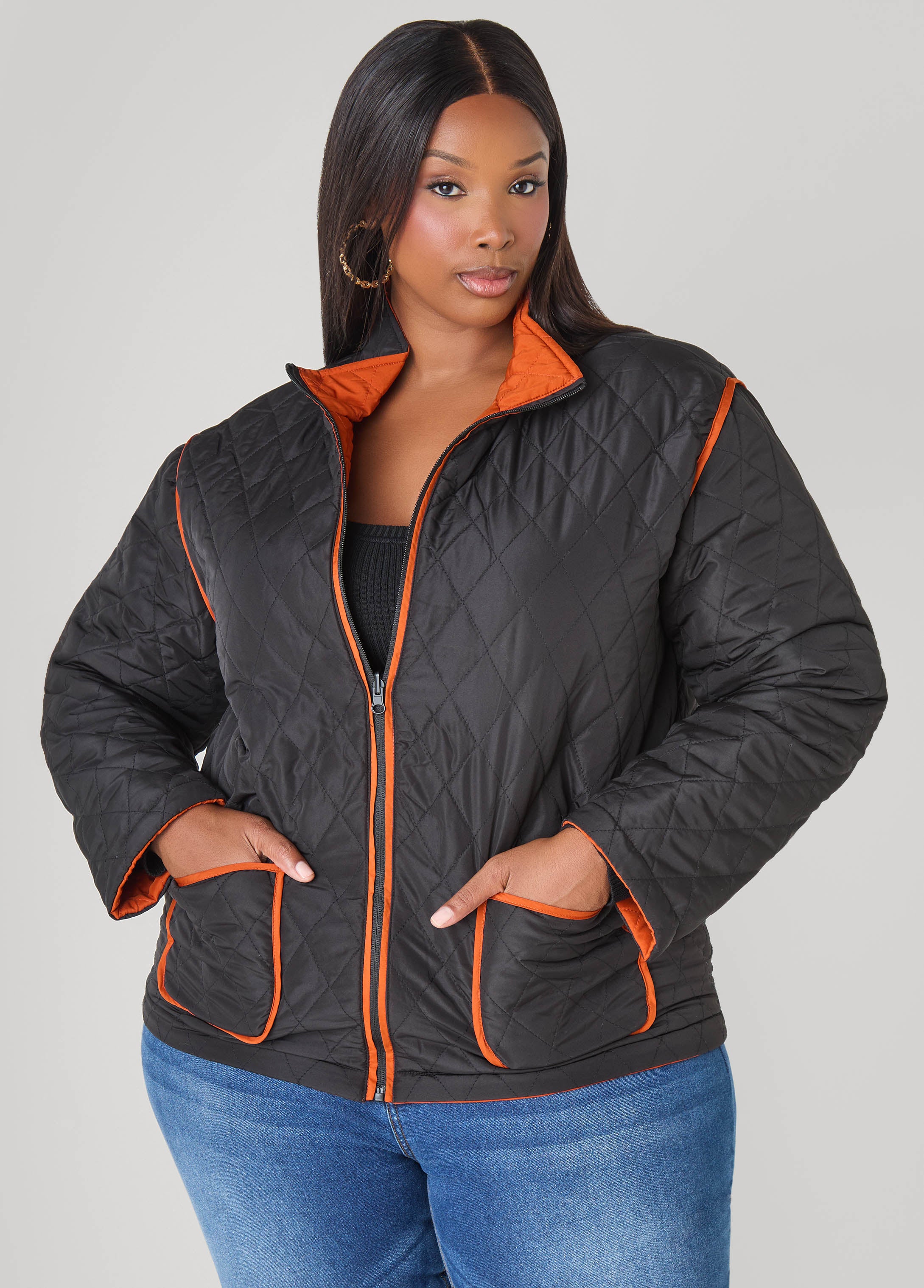 Reversible Quilted Barn Jacket - Image 2