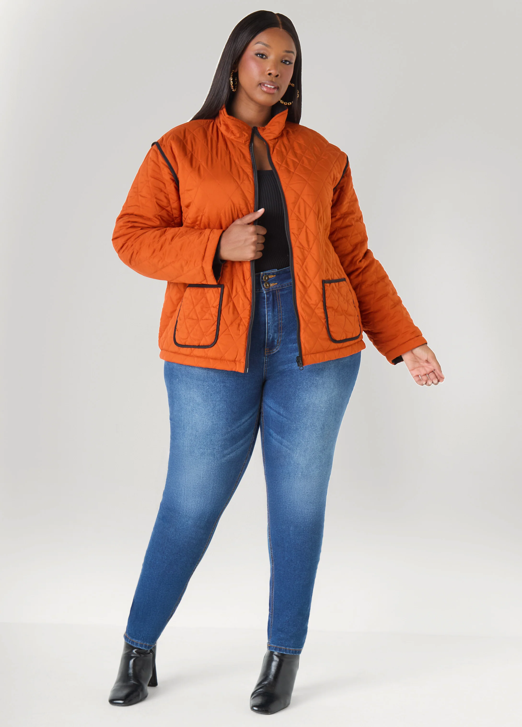 Reversible Quilted Barn Jacket - Image 5