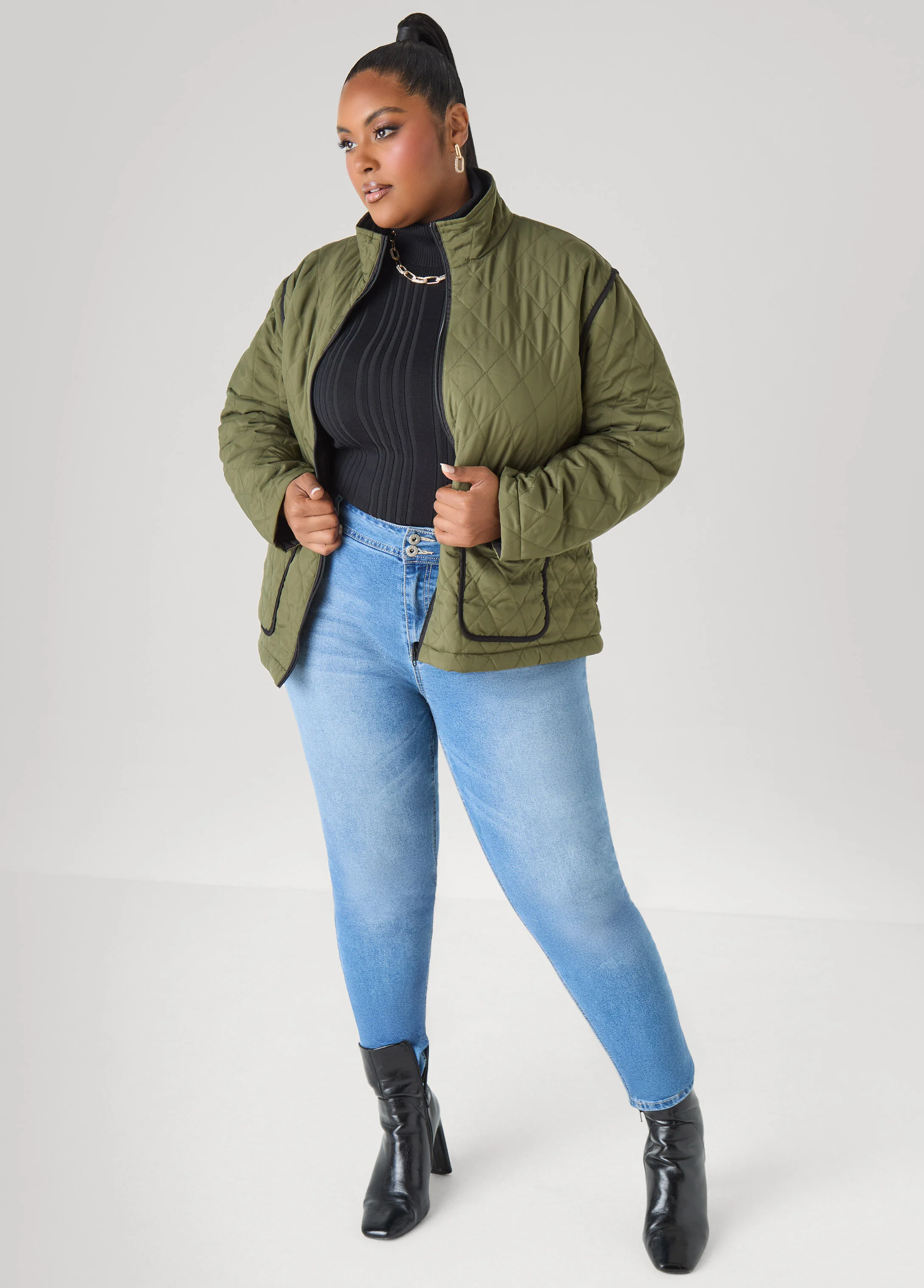Reversible Quilted Barn Jacket - Image 9