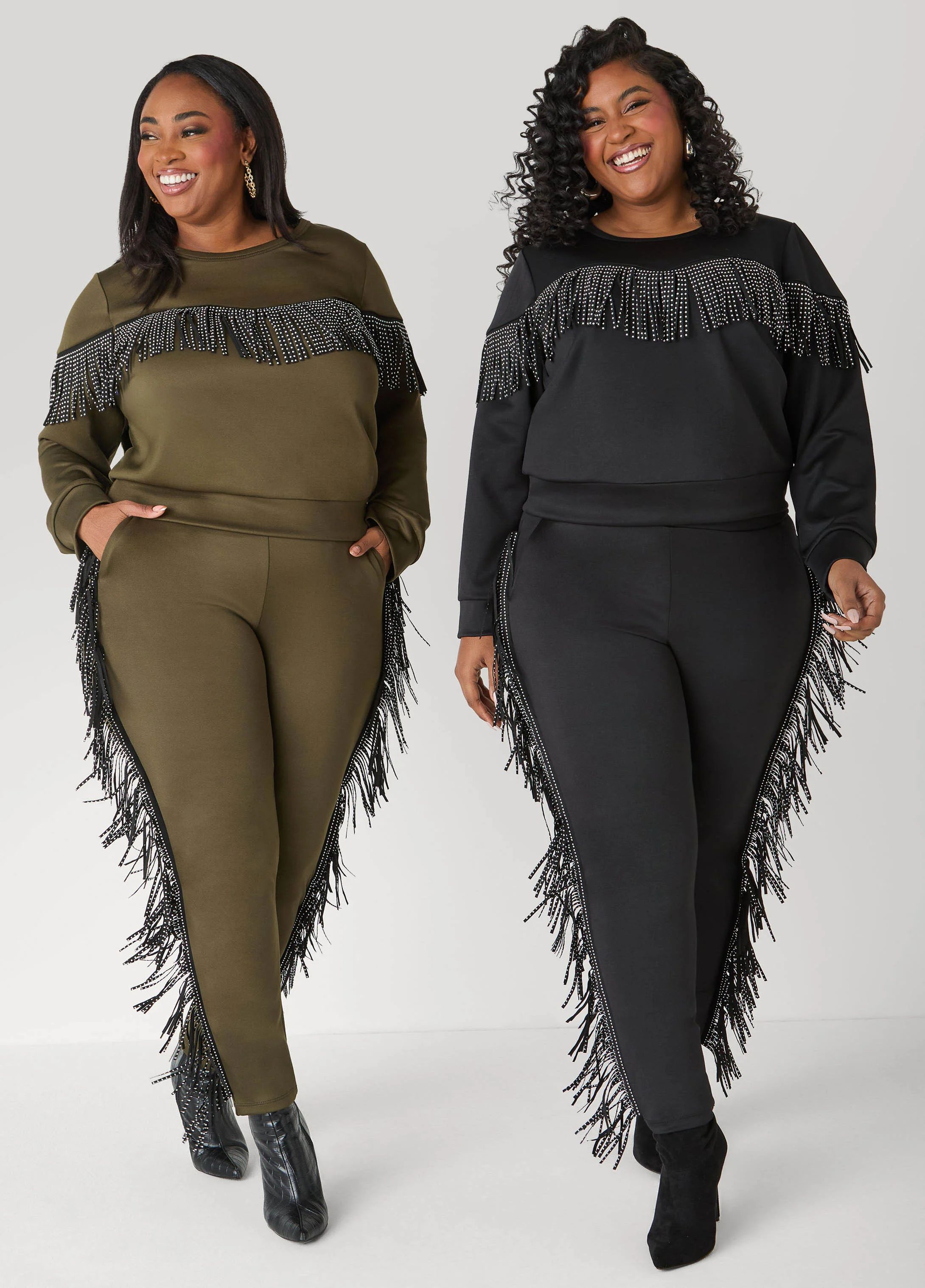 Studded Fringed Pullover - Image 5