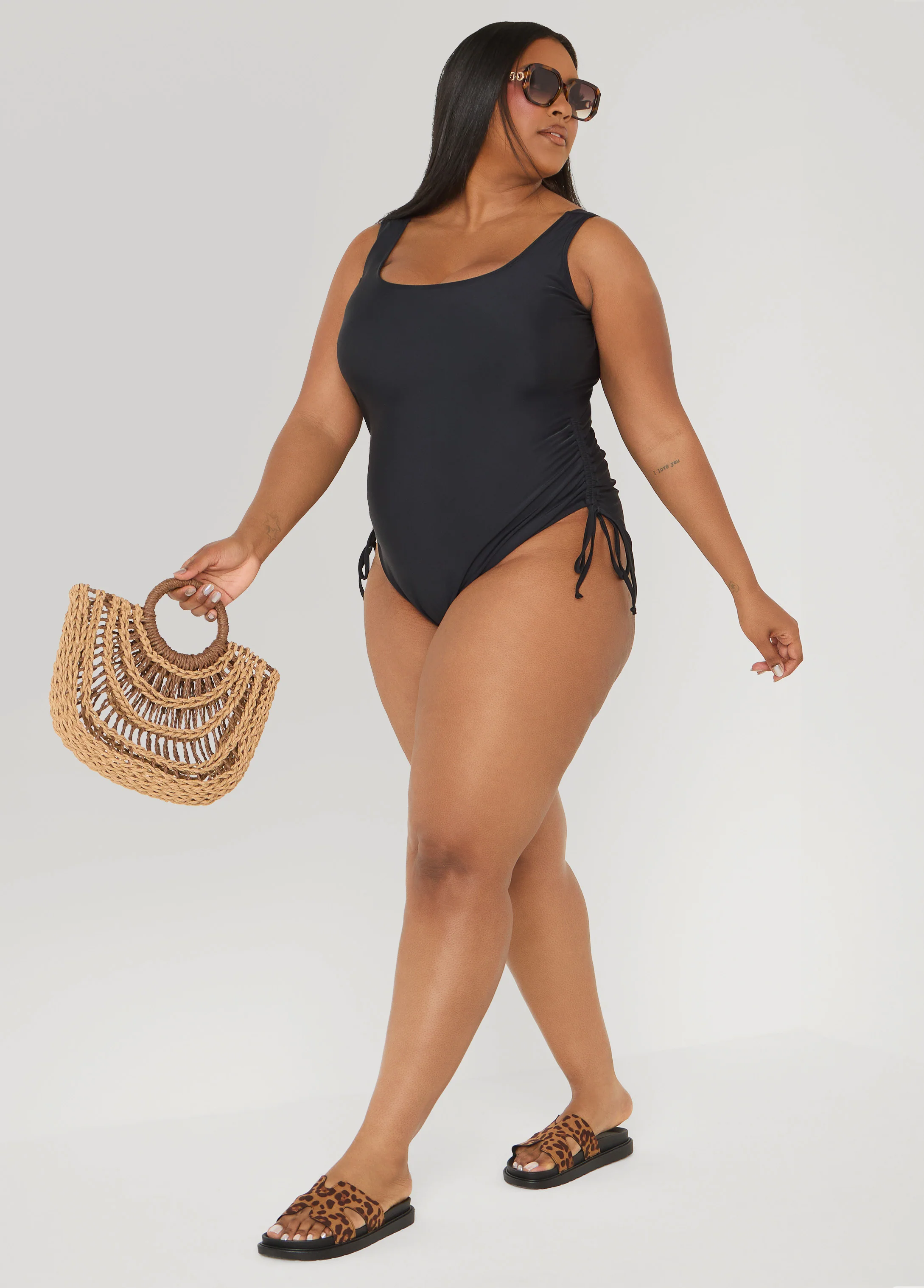 Drawstring Swimsuit - Image 3
