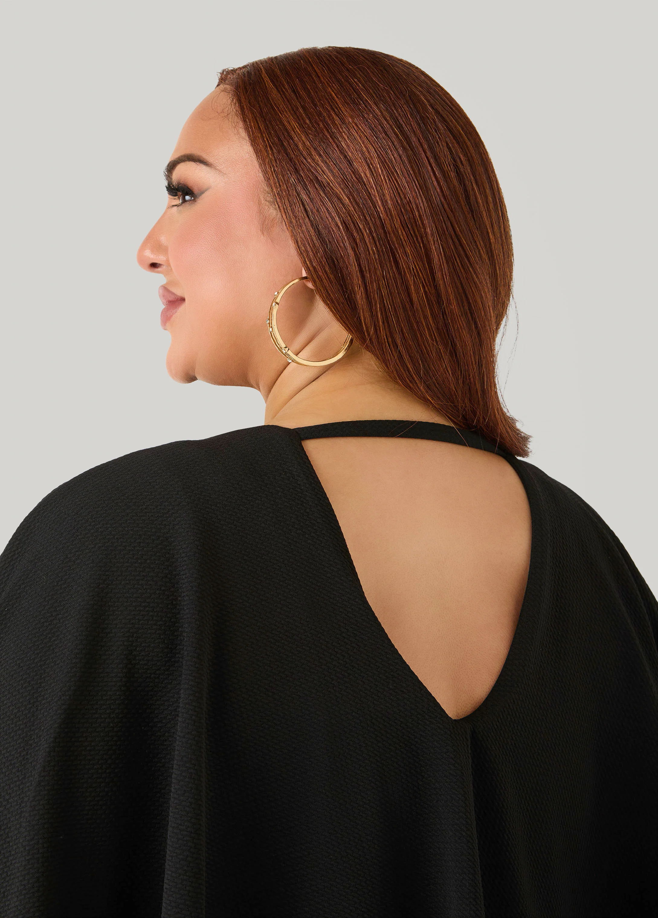 Textured Cape Sheath Dress - Image 12