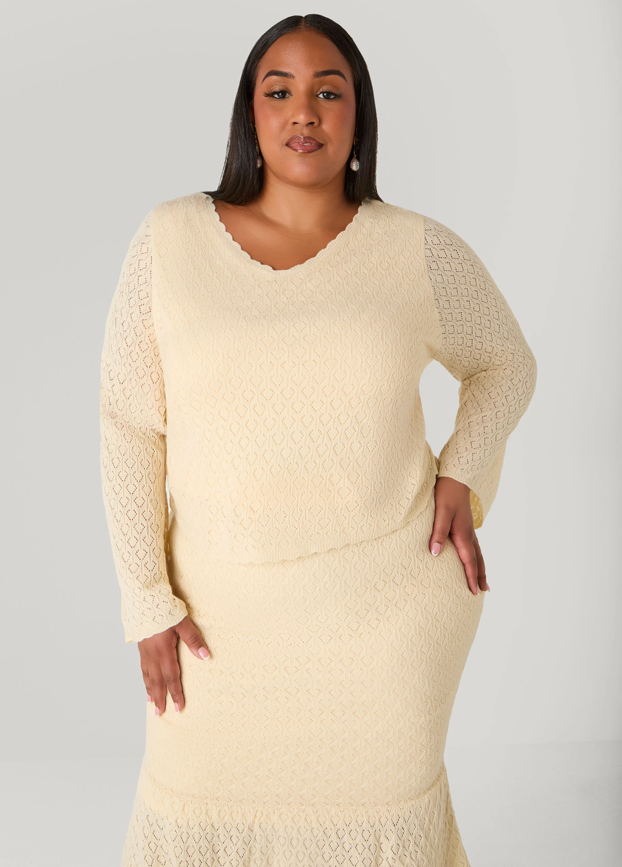 Pointelle Knit Top - Image 5