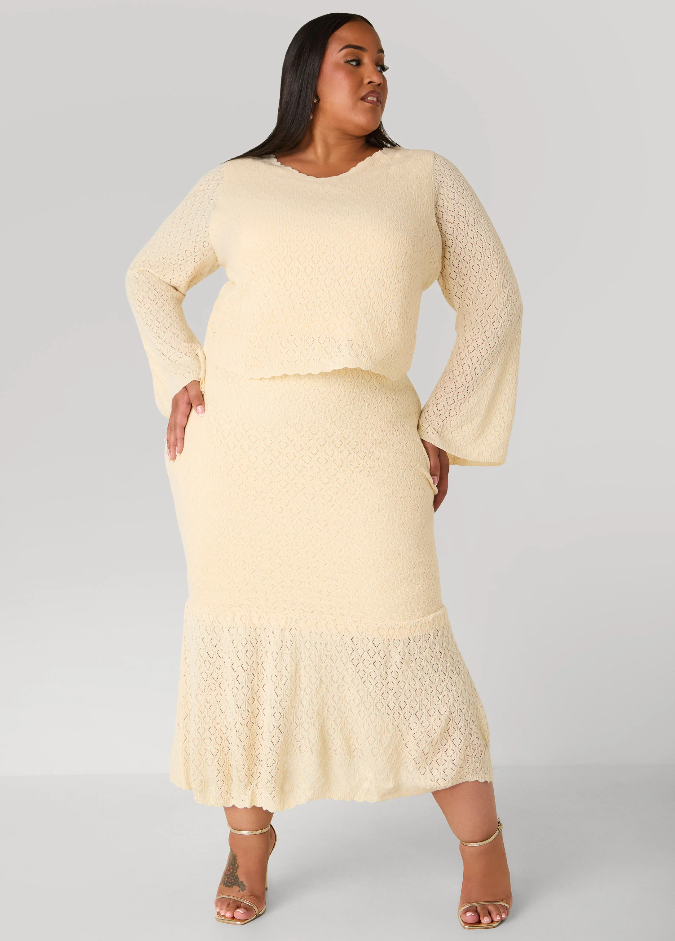 Pointelle Knit Top - Image 7