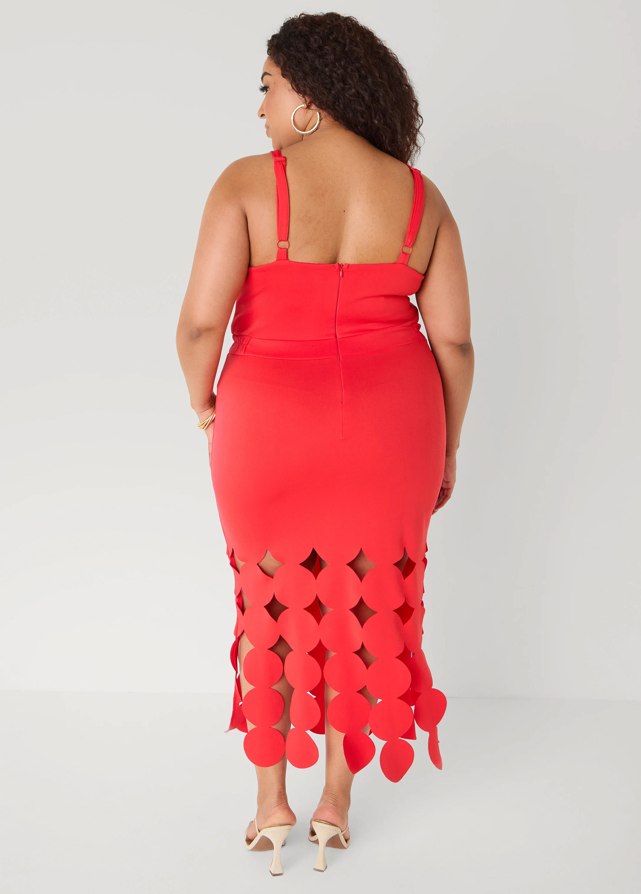 Cutout Embellished Bodycon Dress - Image 2