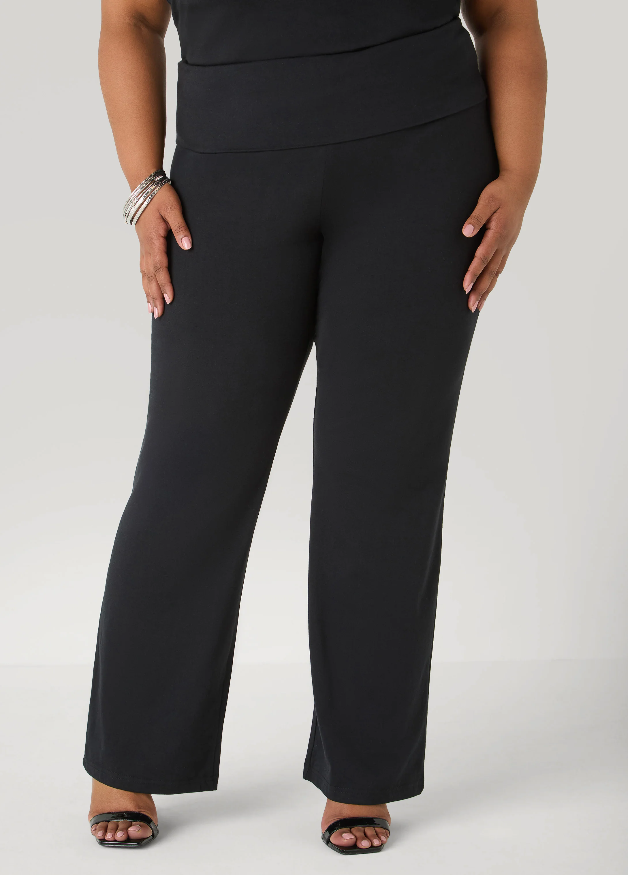 Foldover Straight Leg Pants - Image 7