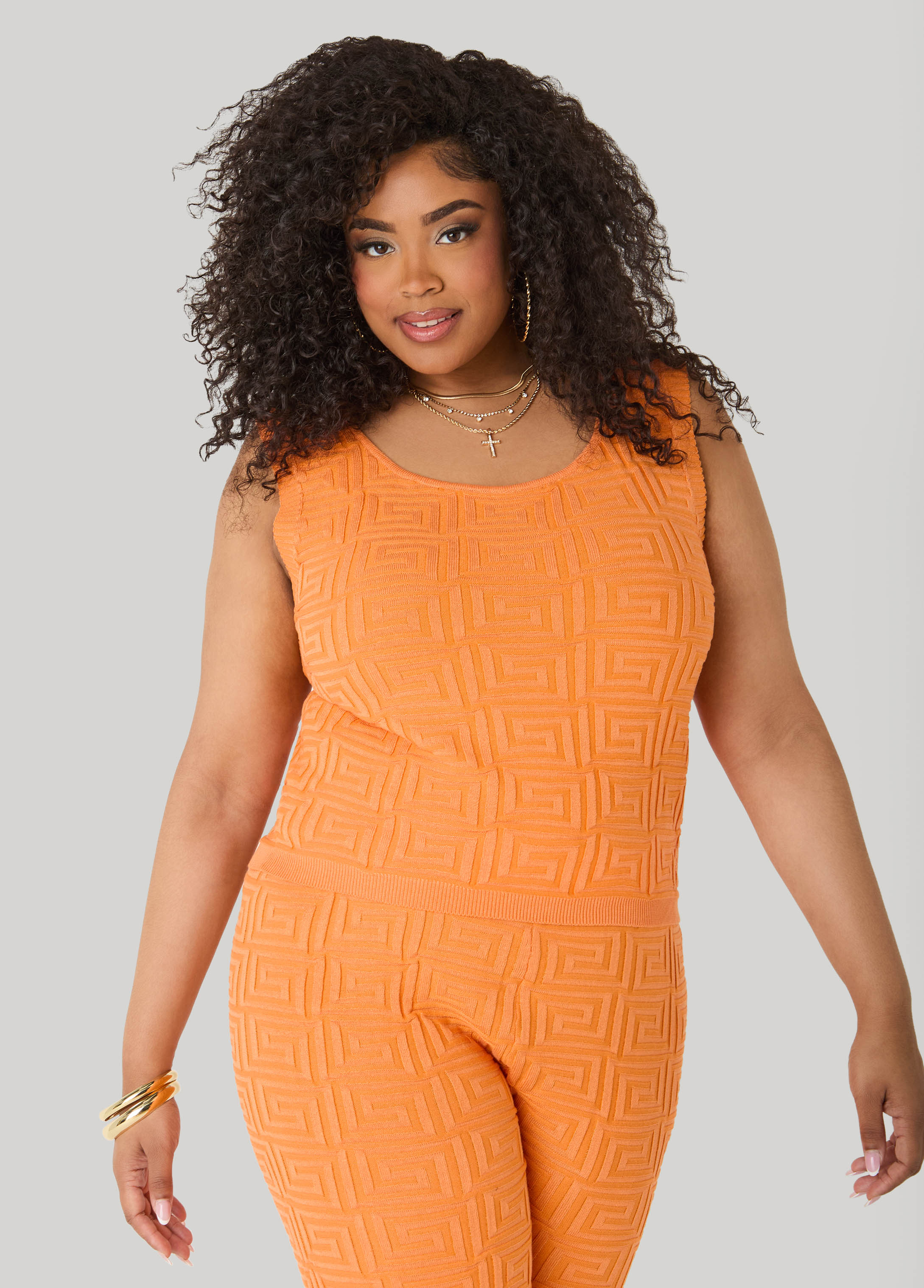 Jacquard Knit Tank - Image 15