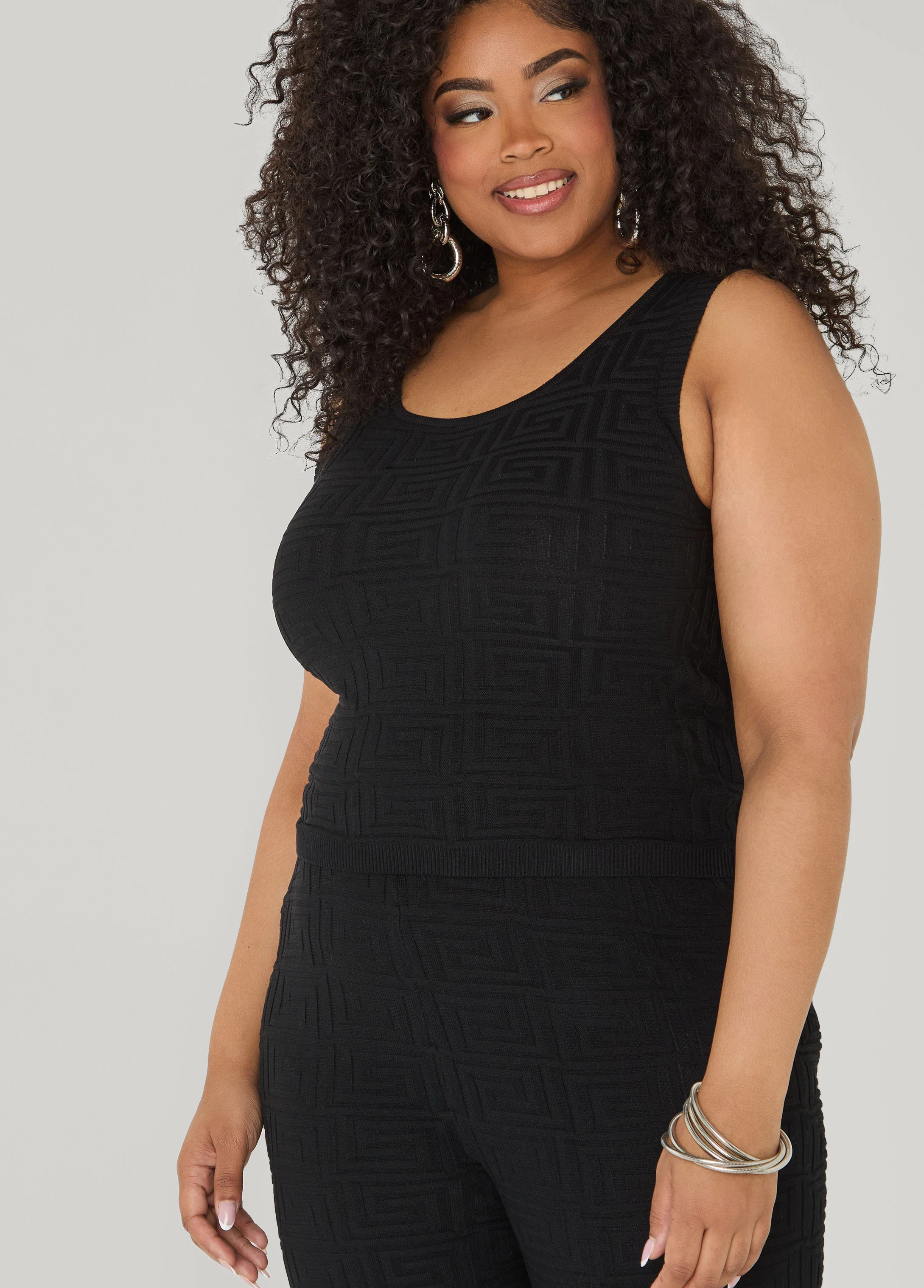 Jacquard Knit Tank - Image 7