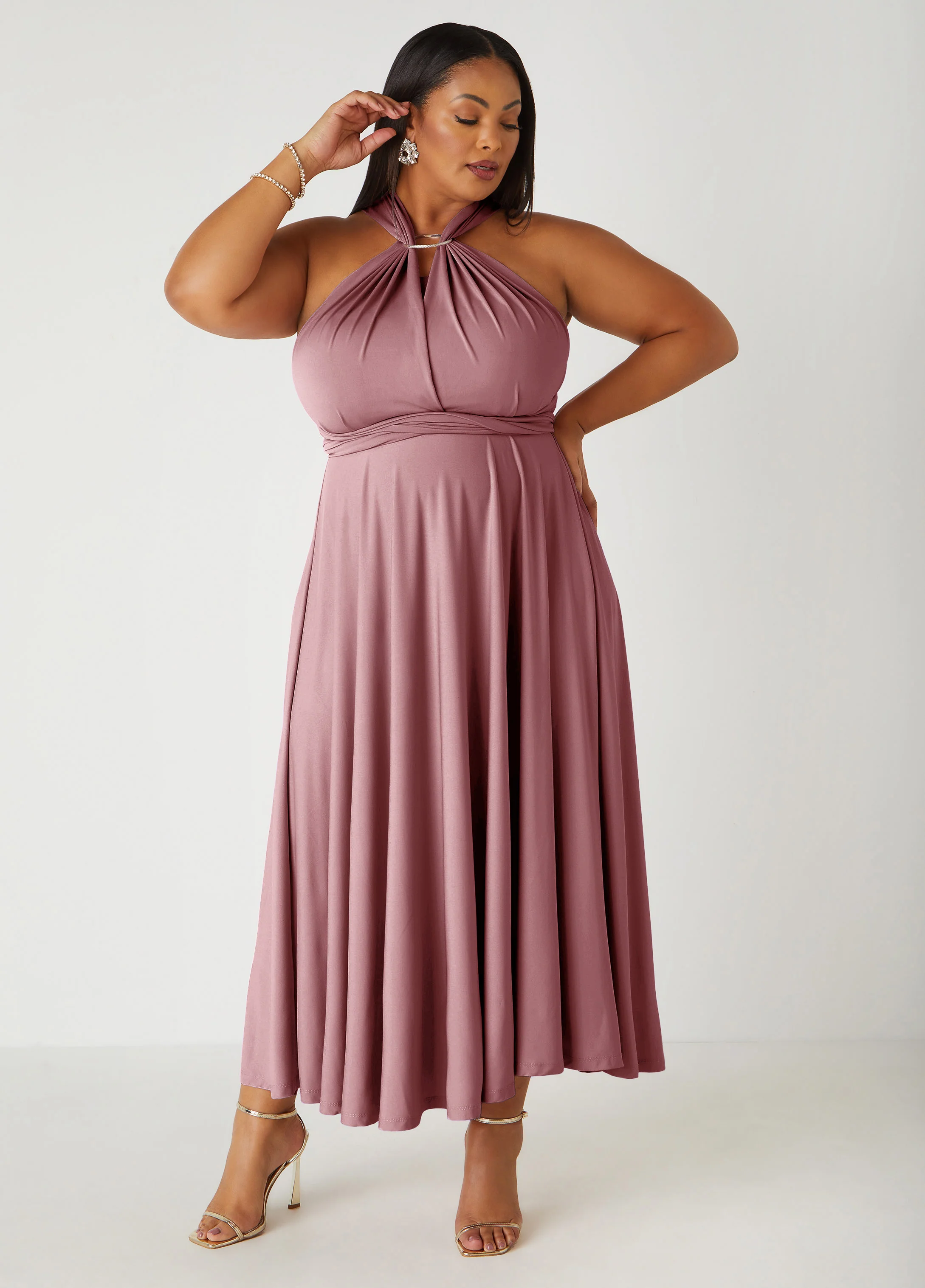 Convertible Multi Way Maxi Dress - Image 7