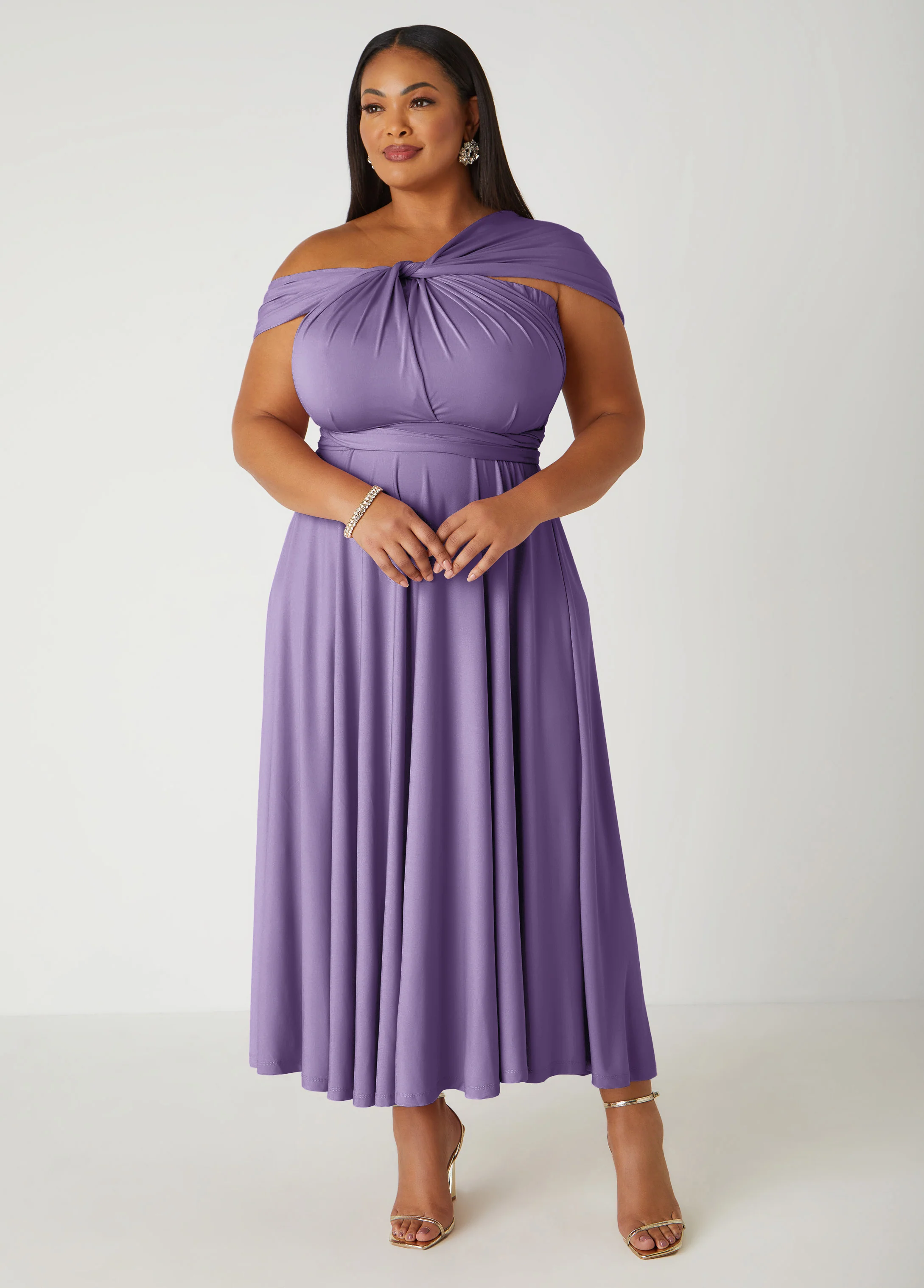 Multi Way Convertible Maxi Dress - Image 5