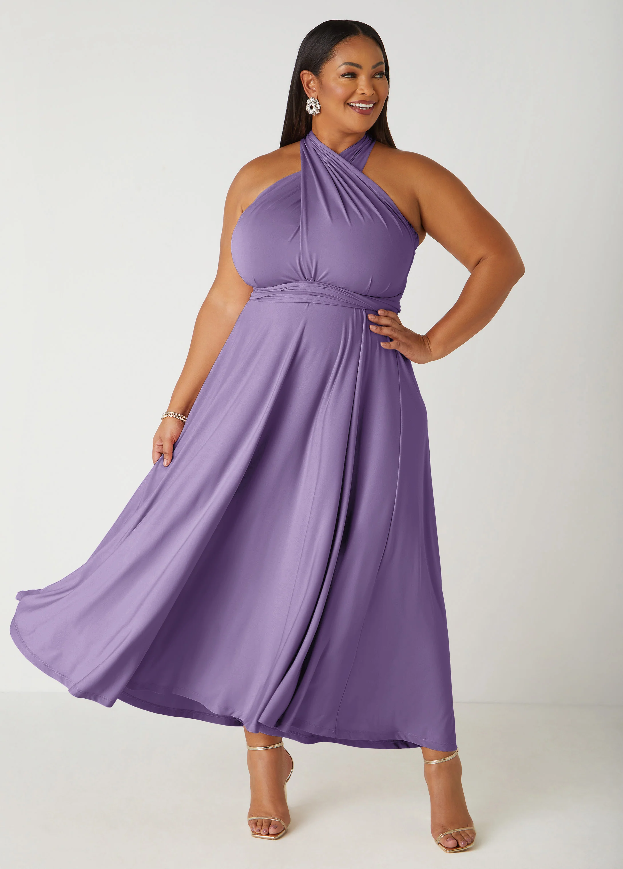 Multi Way Convertible Maxi Dress - Image 6