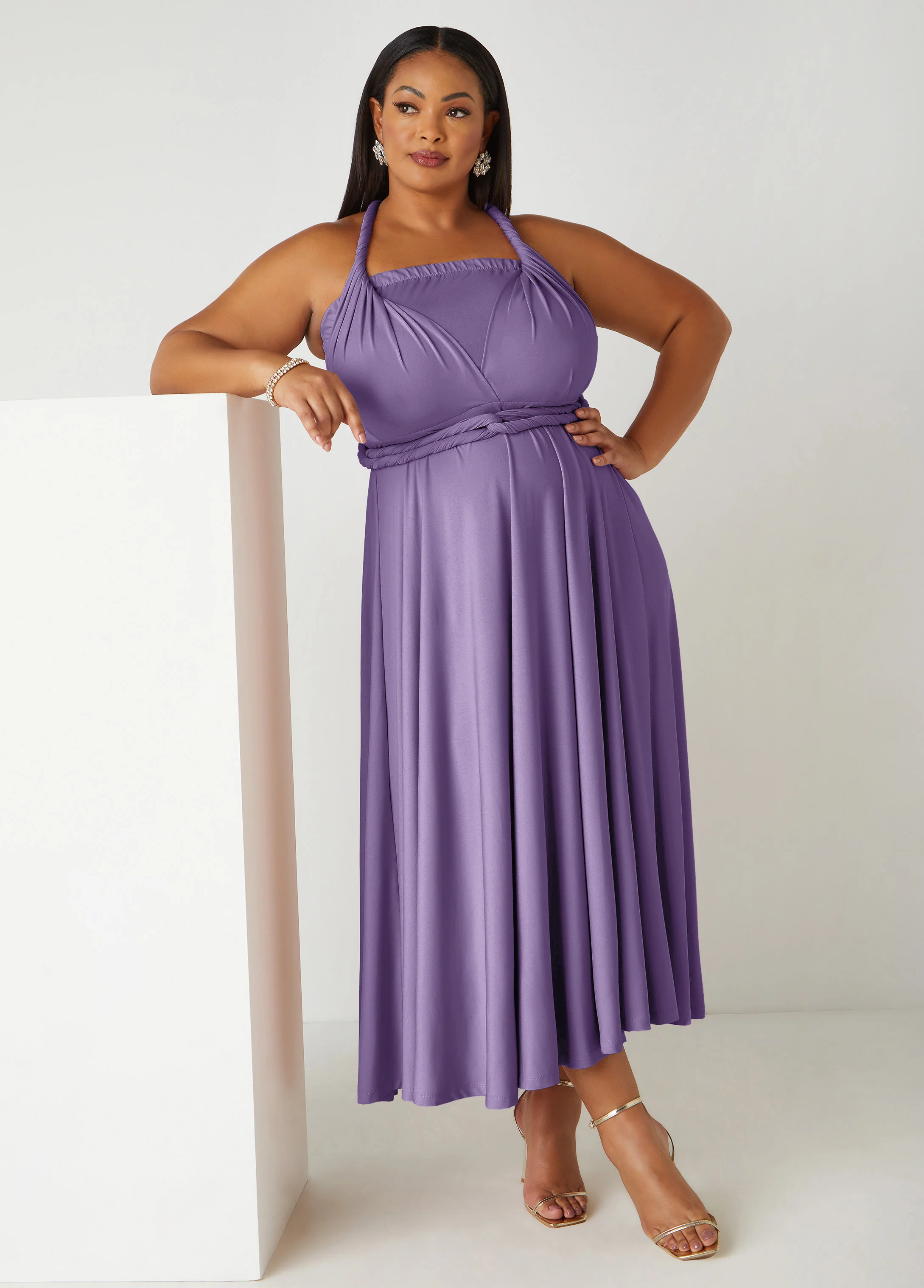 Multi Way Convertible Maxi Dress - Image 7