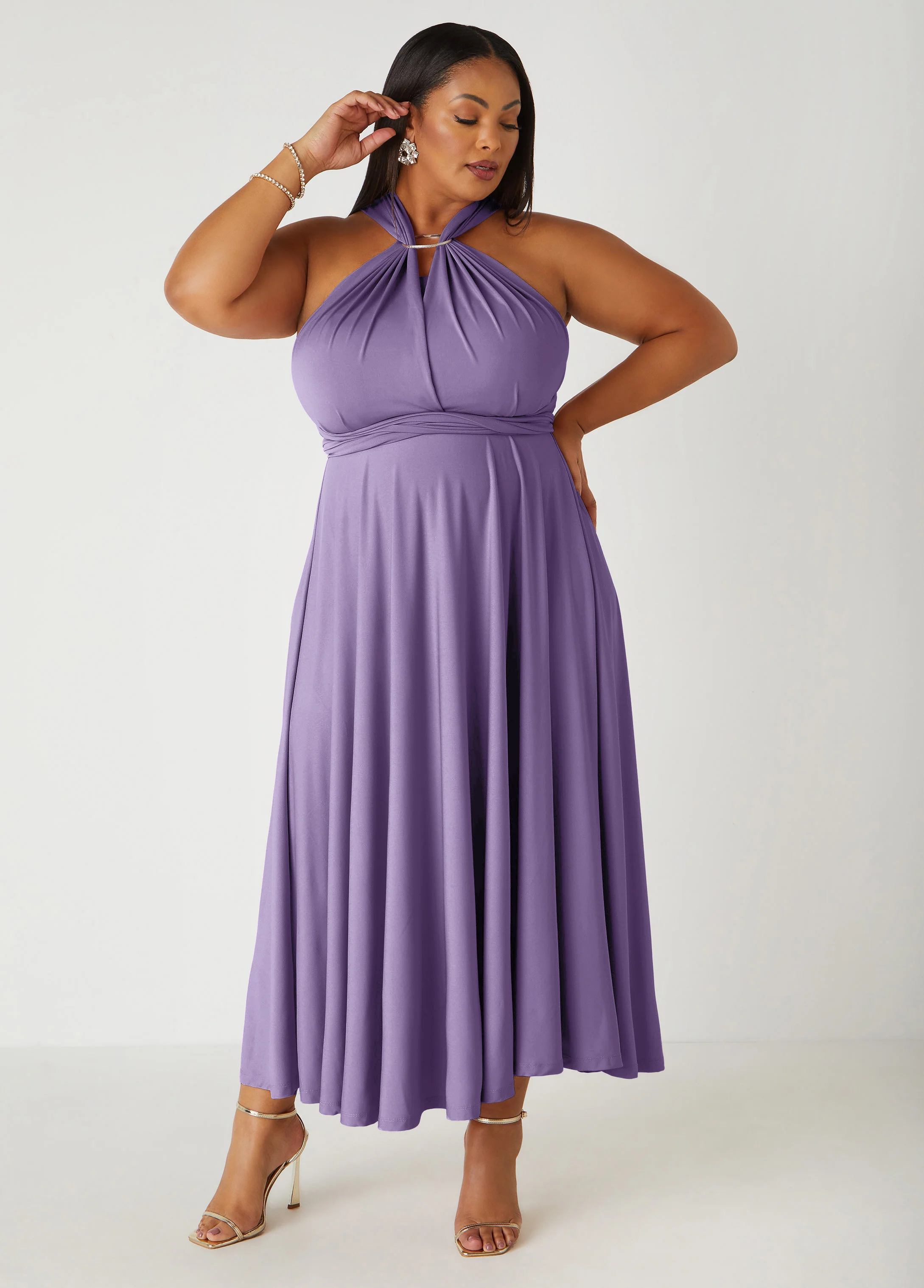 Multi Way Convertible Maxi Dress - Image 8