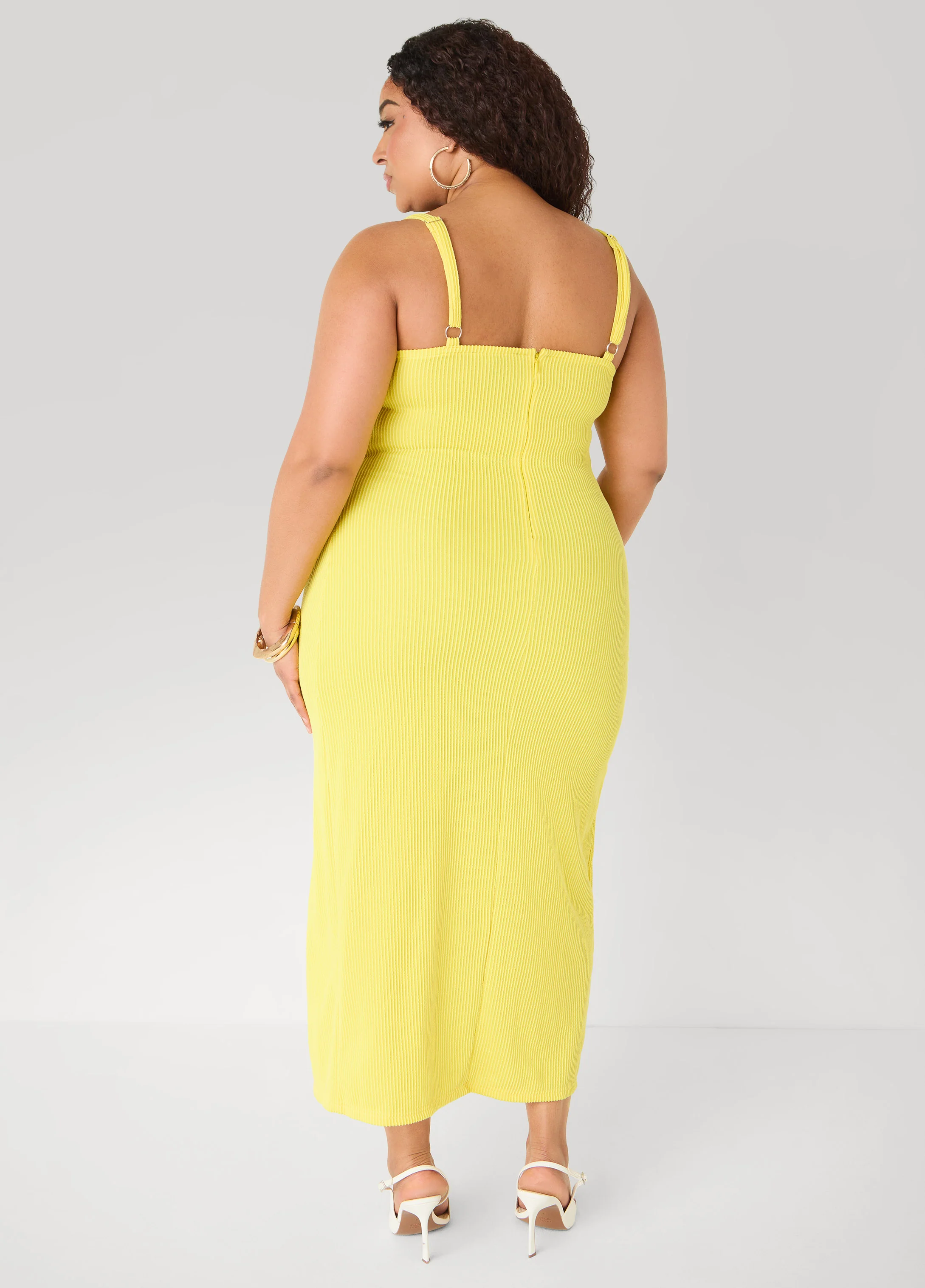 Ribbed Maxi Bodycon Dress - Image 6