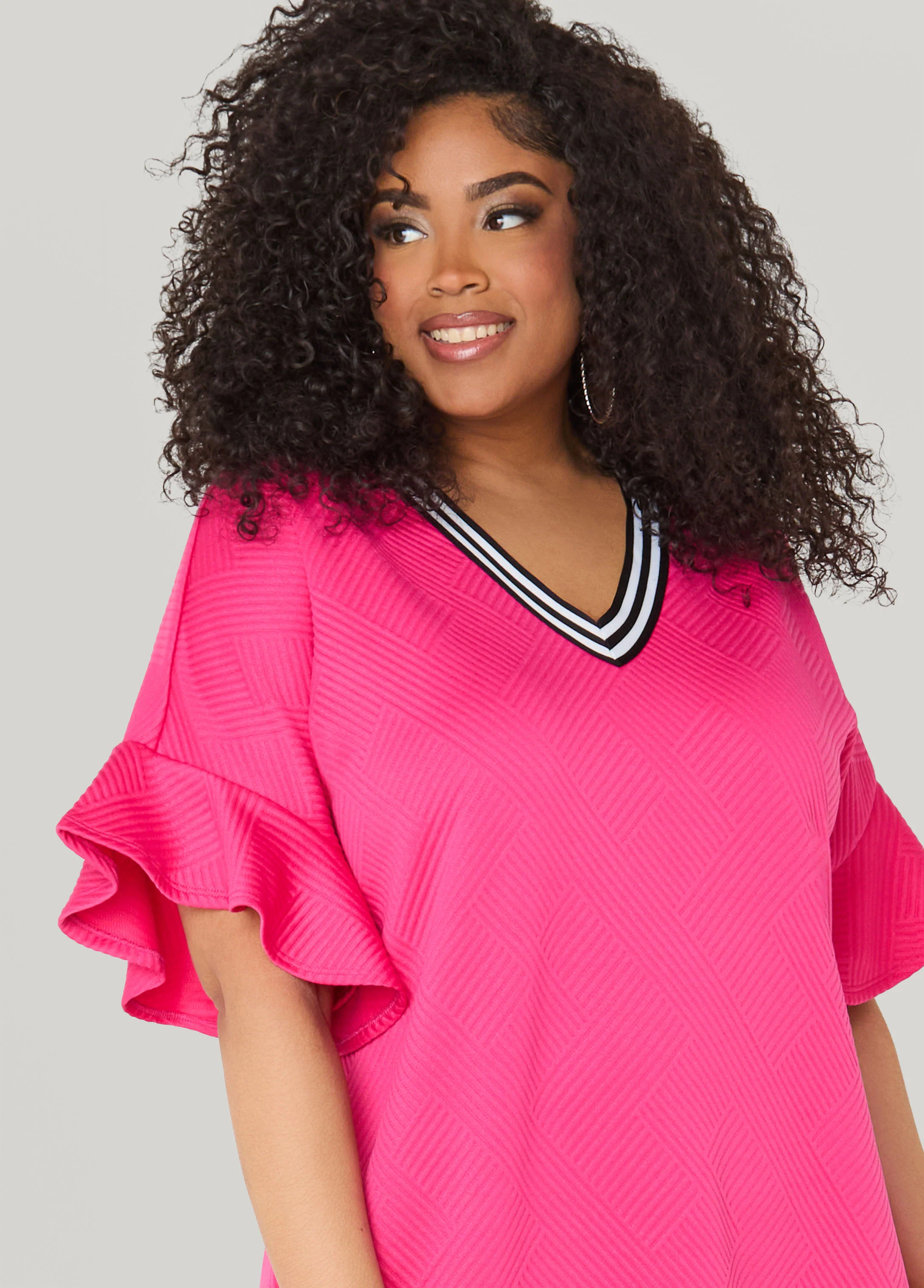 Ruffled Textured Babydoll Dress - Image 12