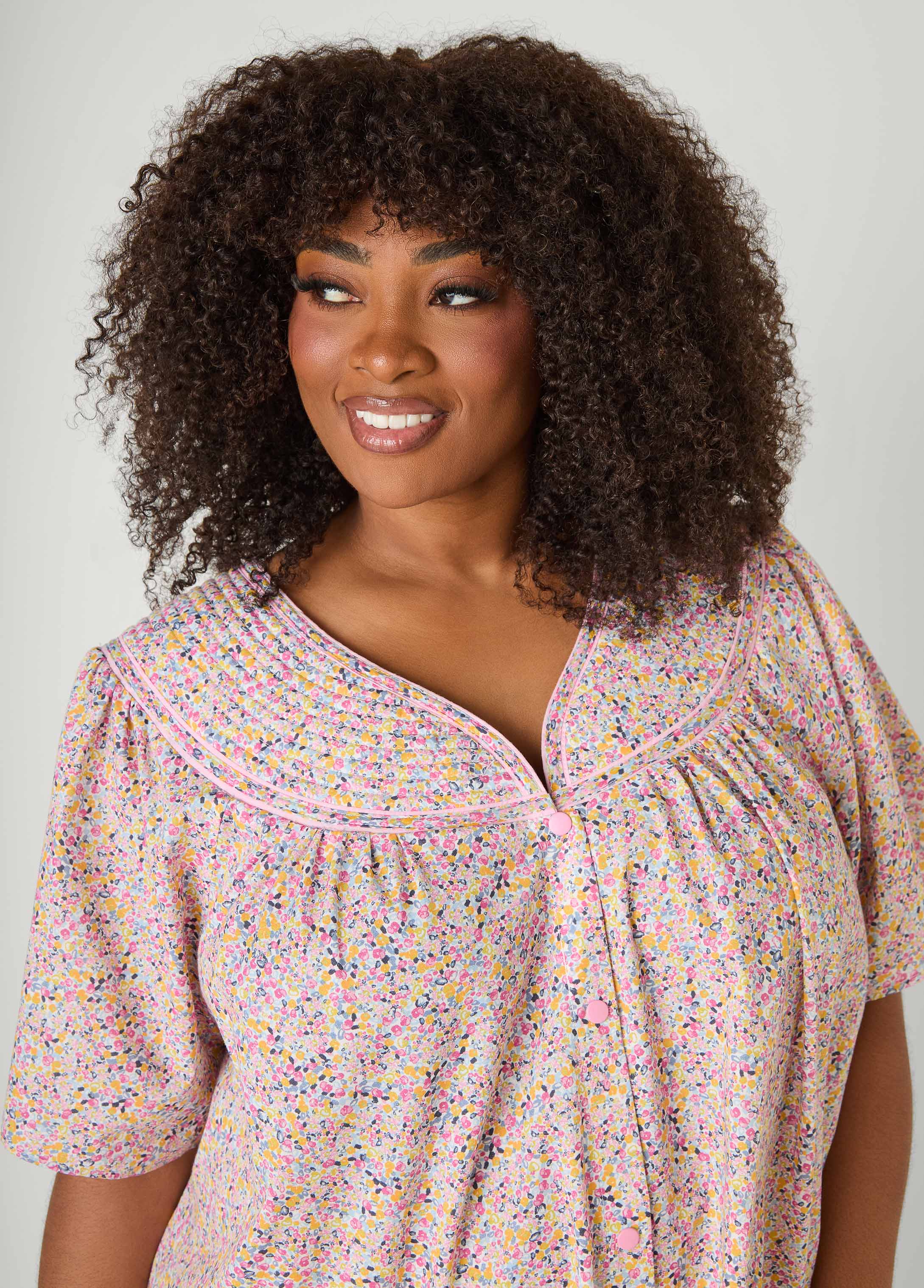 Moon To Noon Floral Sleep Dress - Image 4