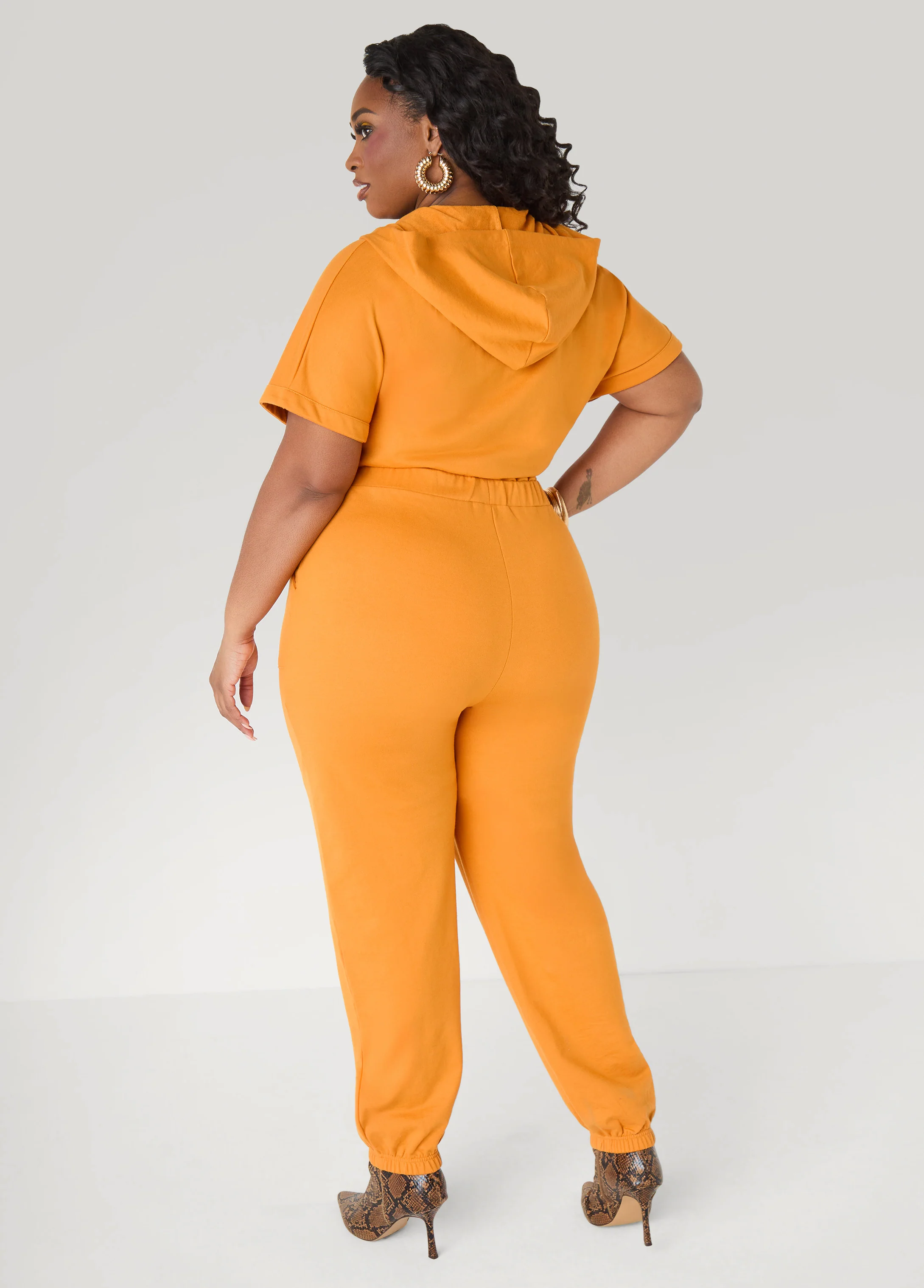 French Terry Joggers Jumpsuit - Image 10