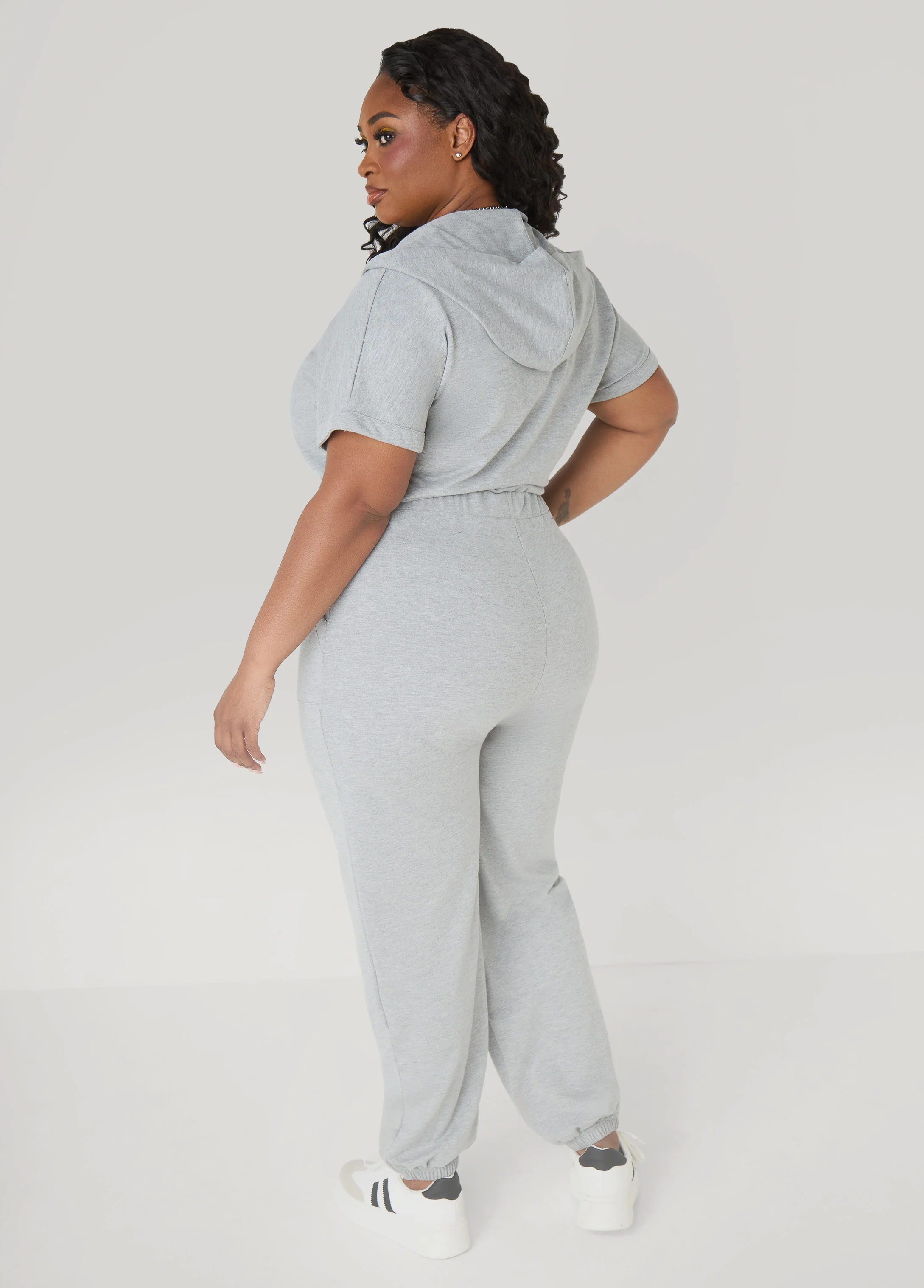 French Terry Joggers Jumpsuit - Image 2