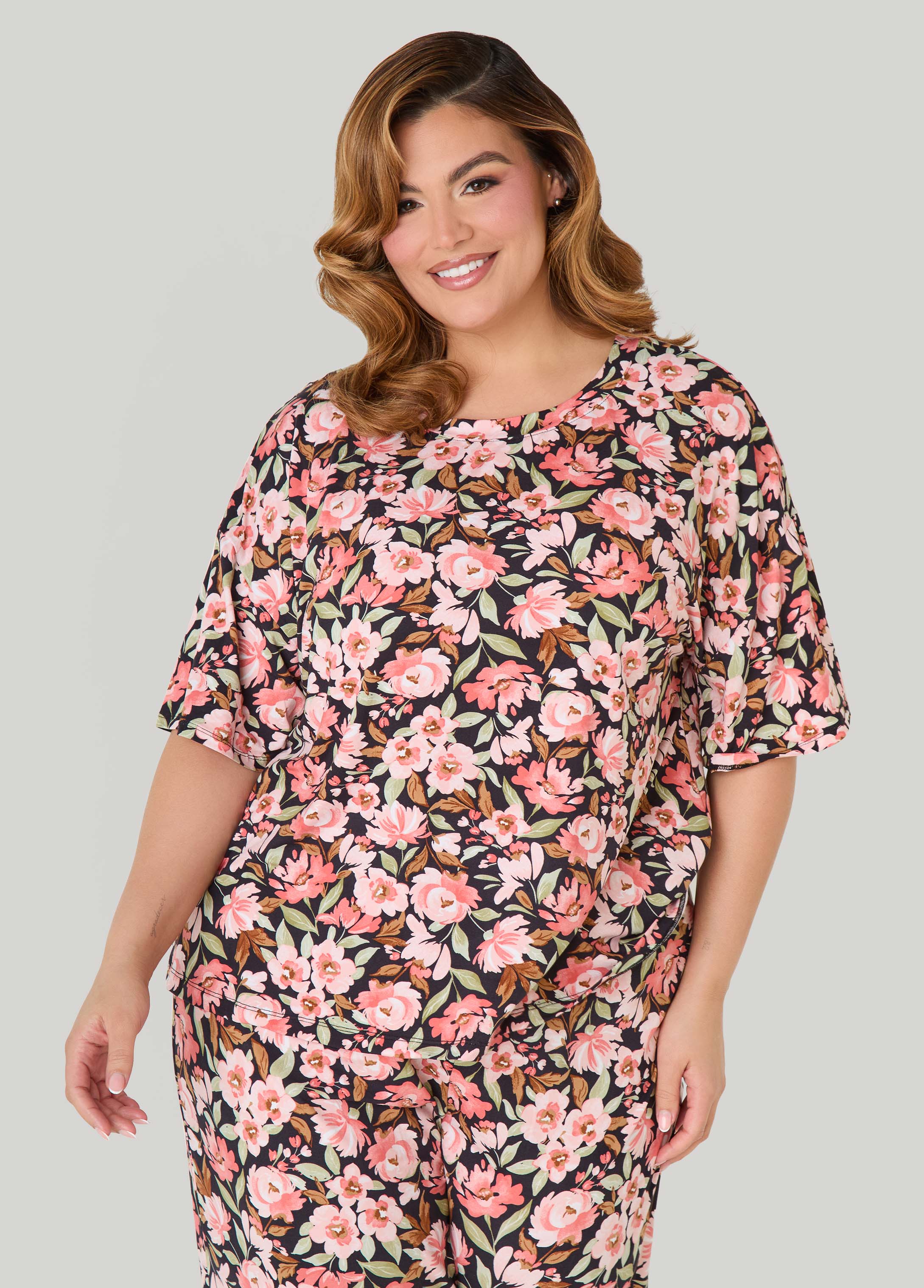 Anne Klein Floral PJs Set - Image 3