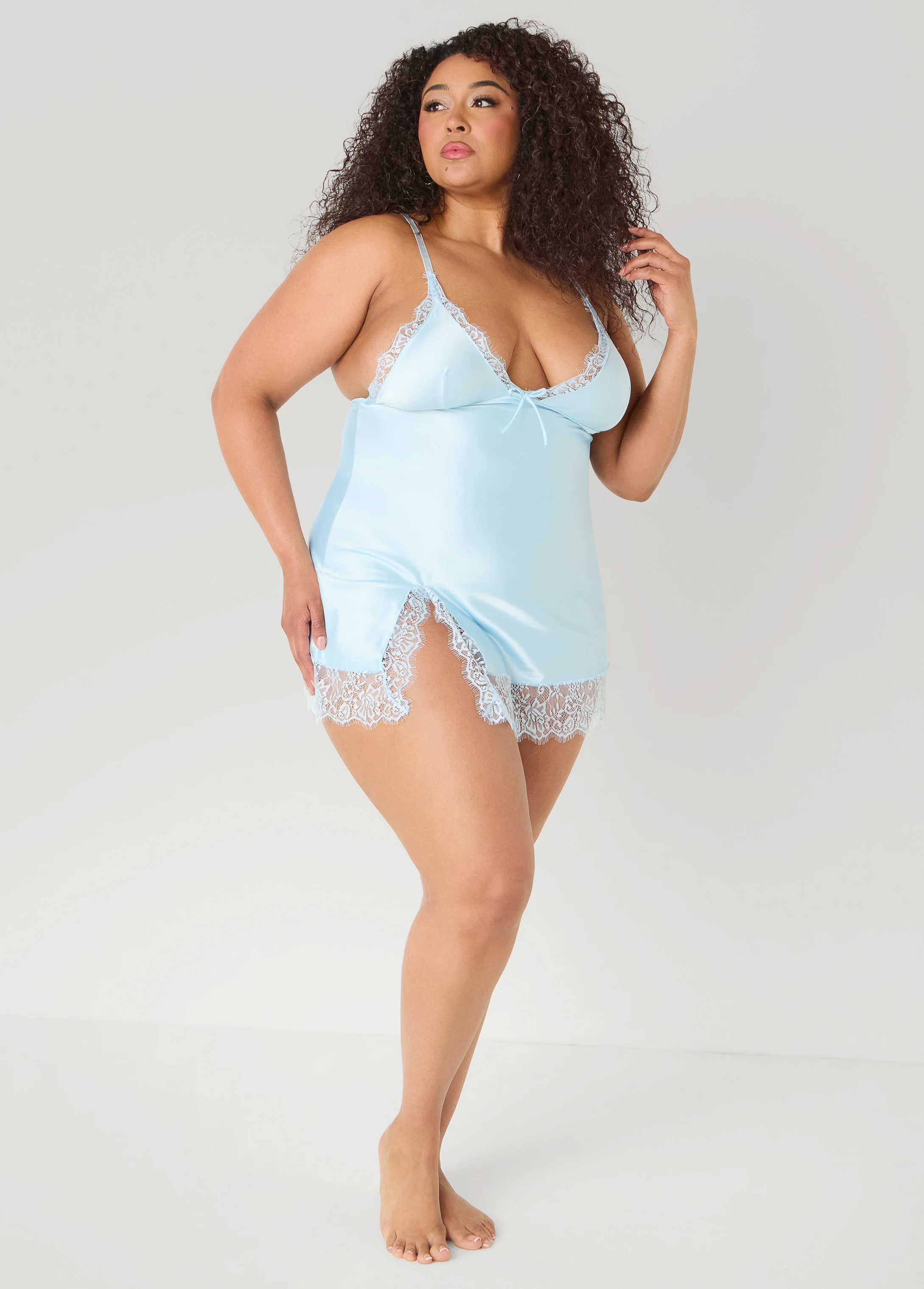 Satin Chemise Set - Image 3