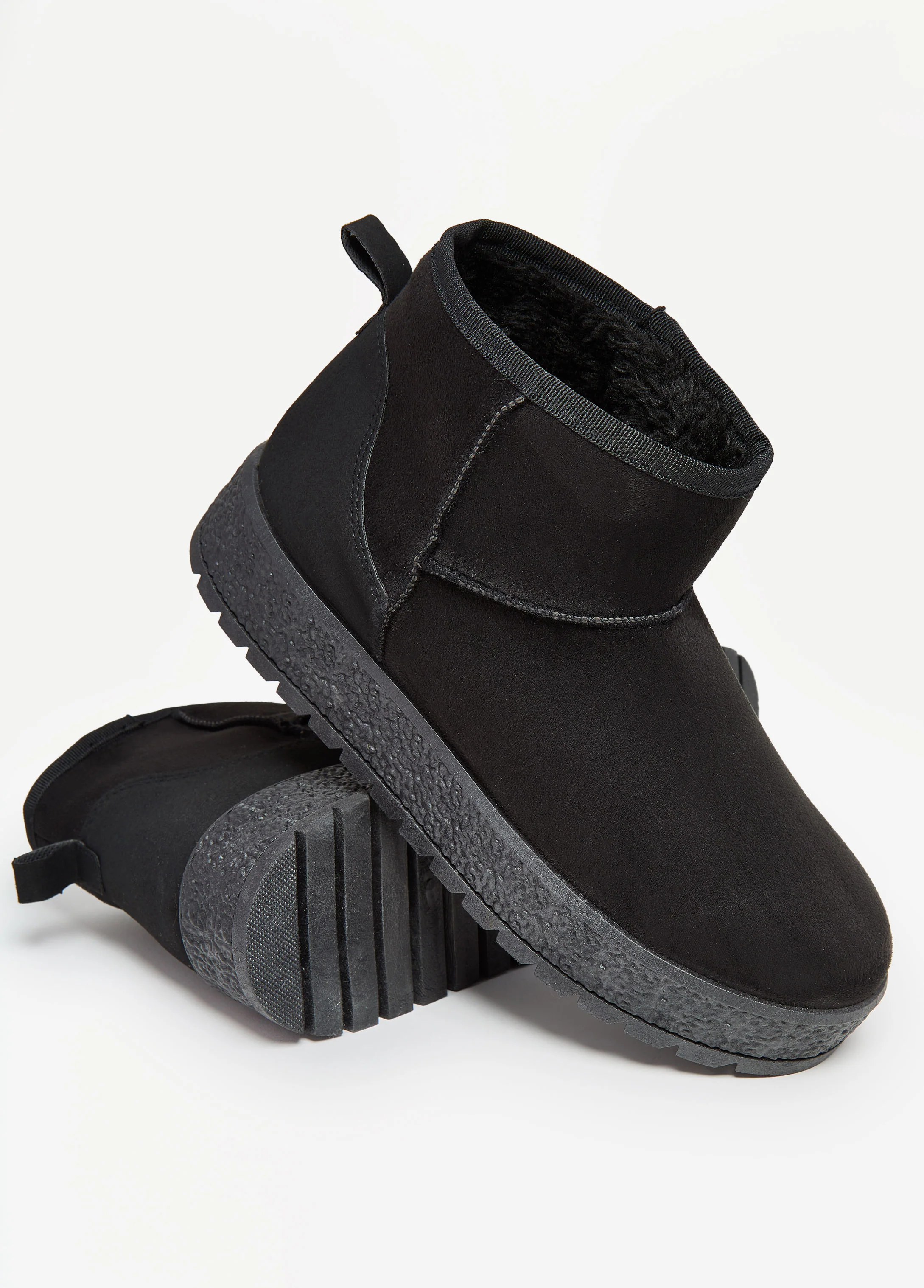 Faux Suede Ankle Boots - Image 4