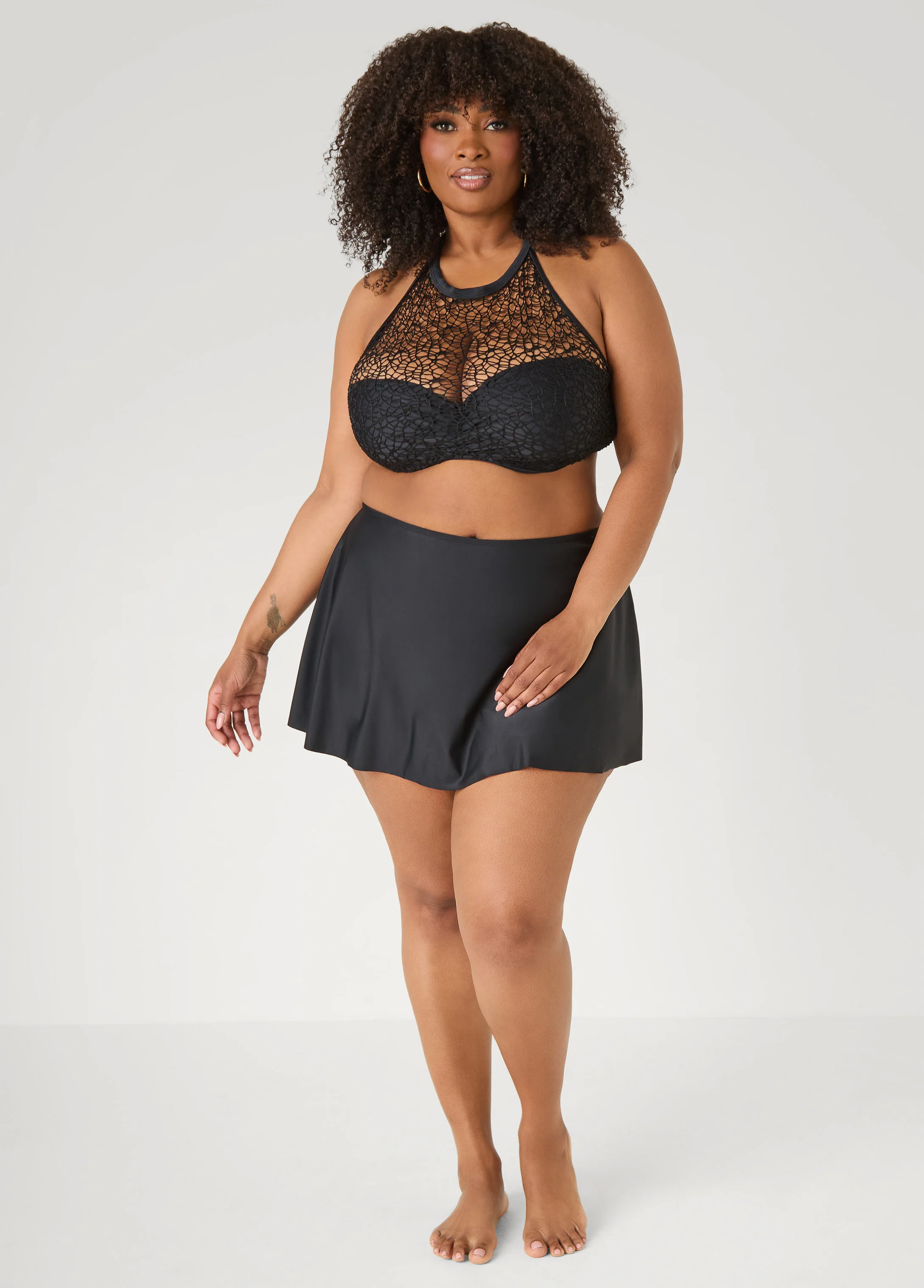 Knitted Halter Bikini Top - Image 3