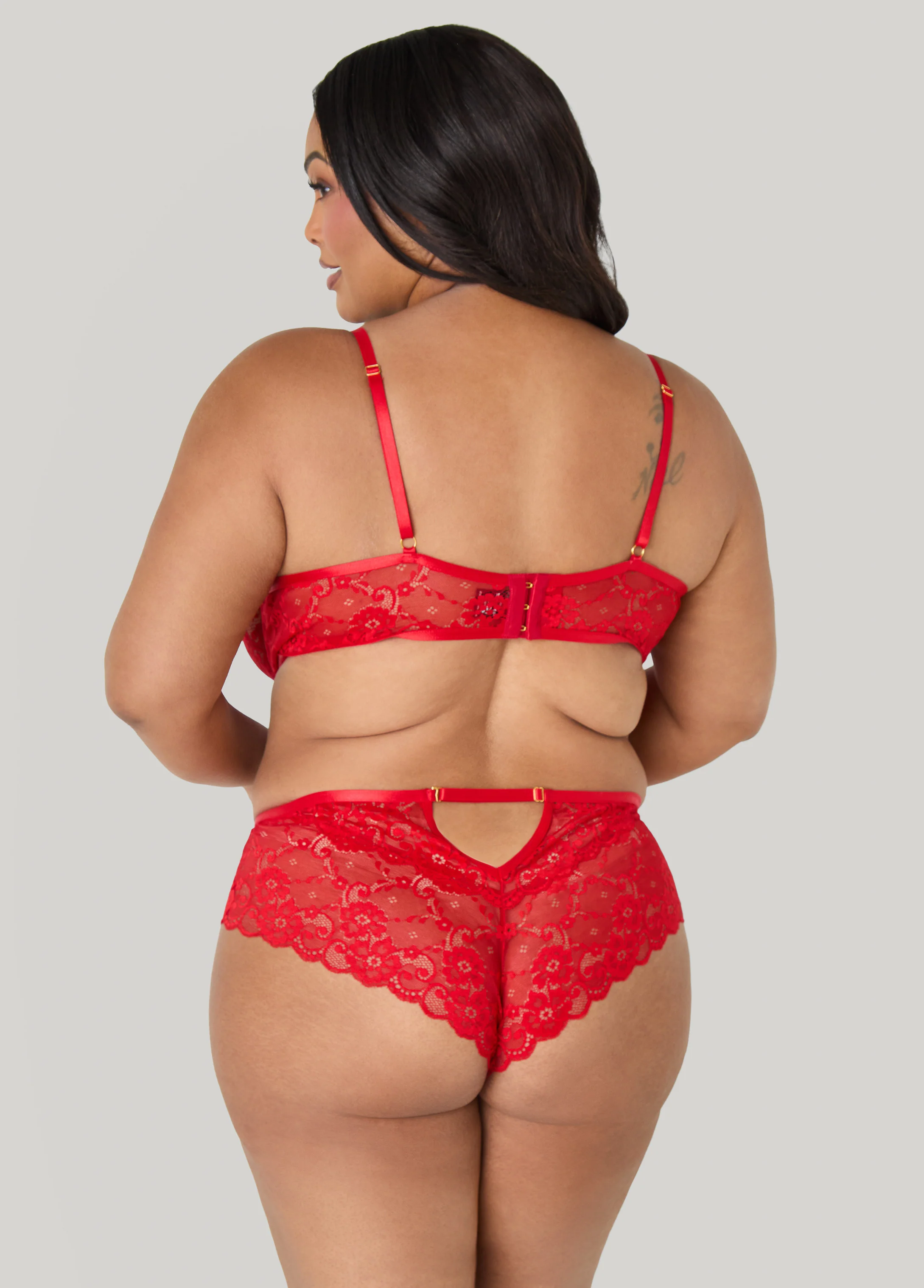Crotchless Lace Bodysuit - Image 2