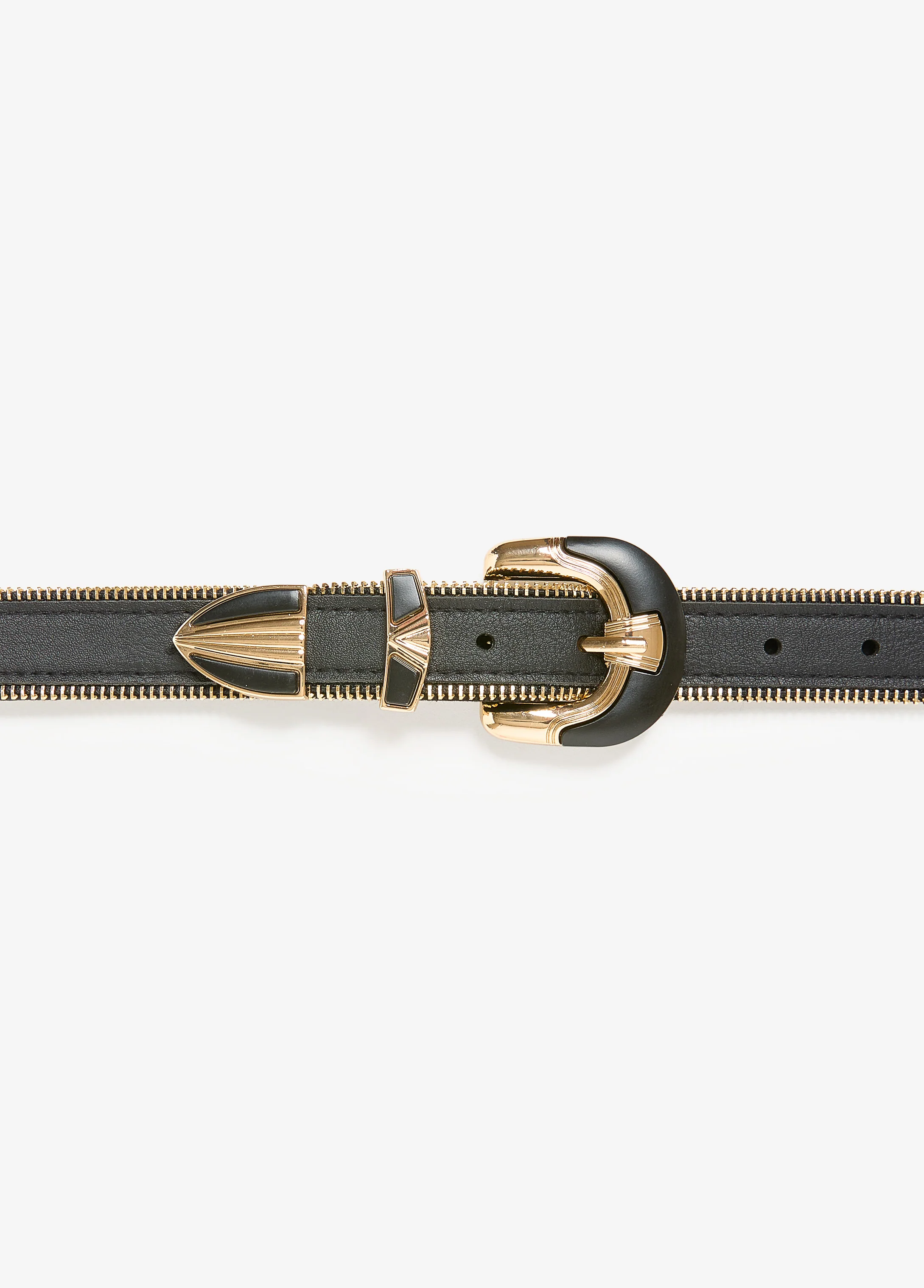 Zip Detailed Waist Belt - Image 2