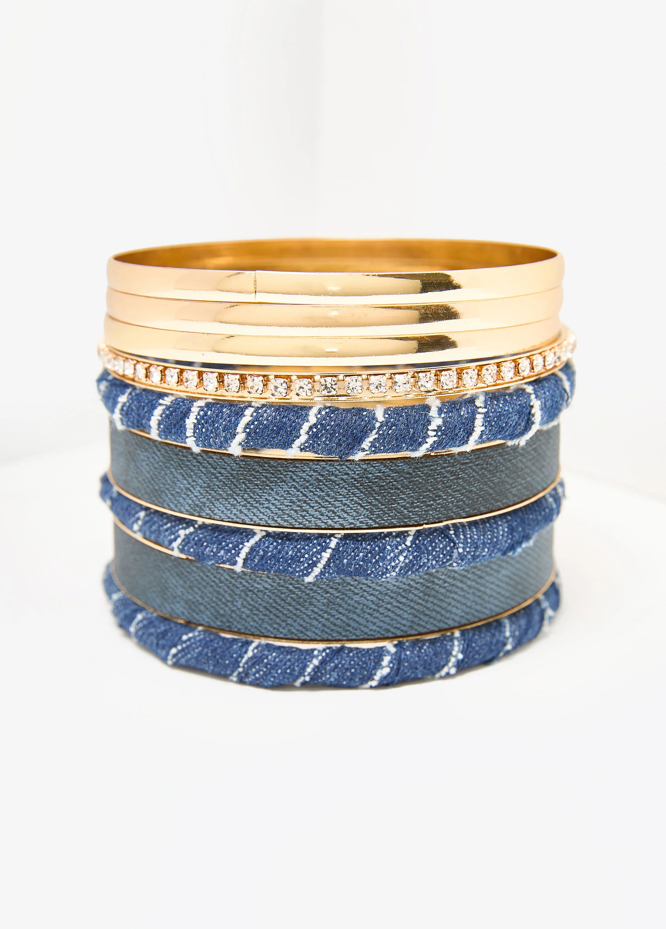 Denim Bangle Set - Image 2