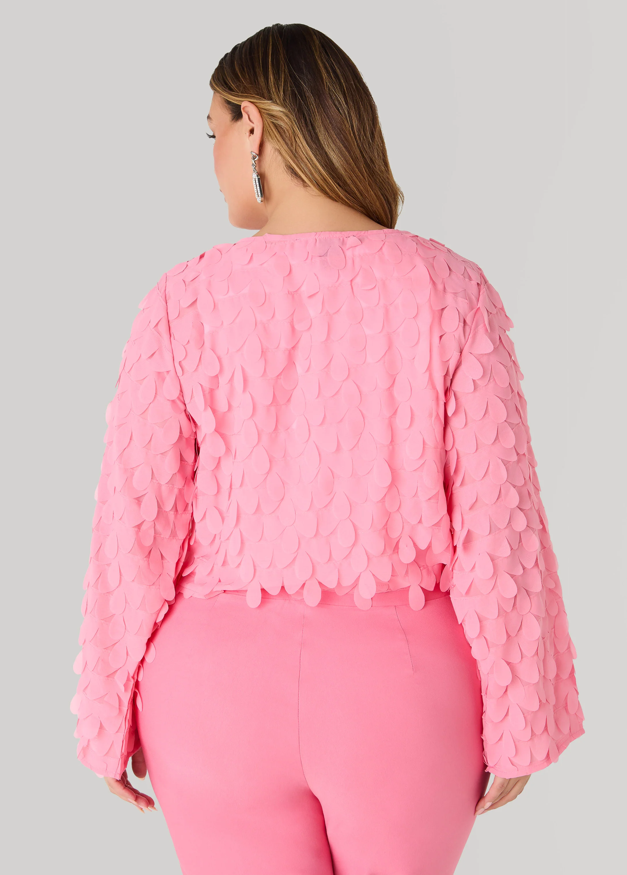 Cropped Petal Jacket - Image 9