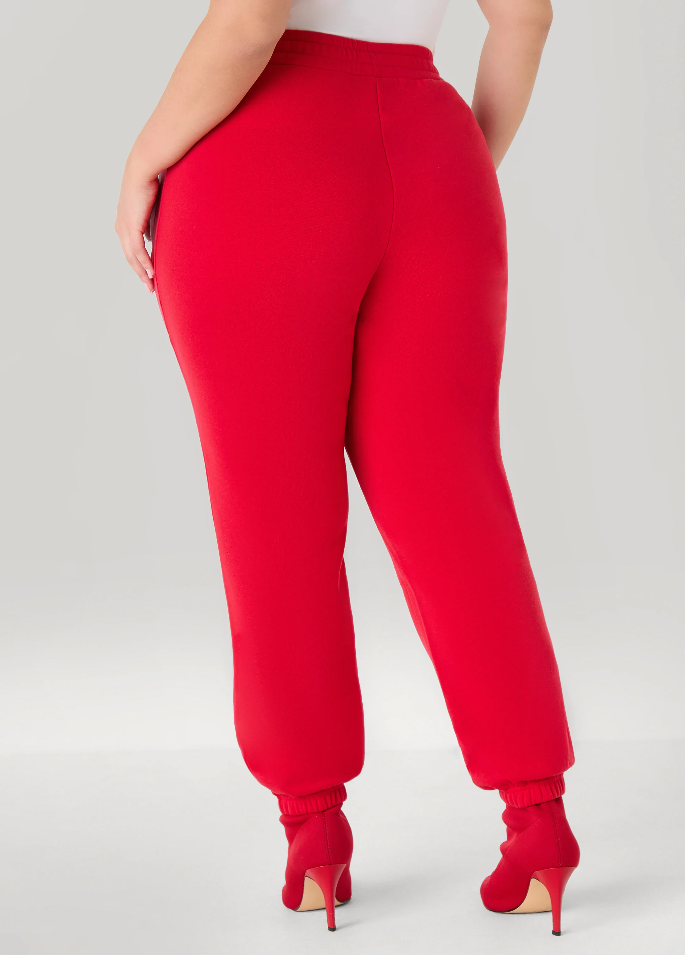 Piped Fleece Joggers - Image 5