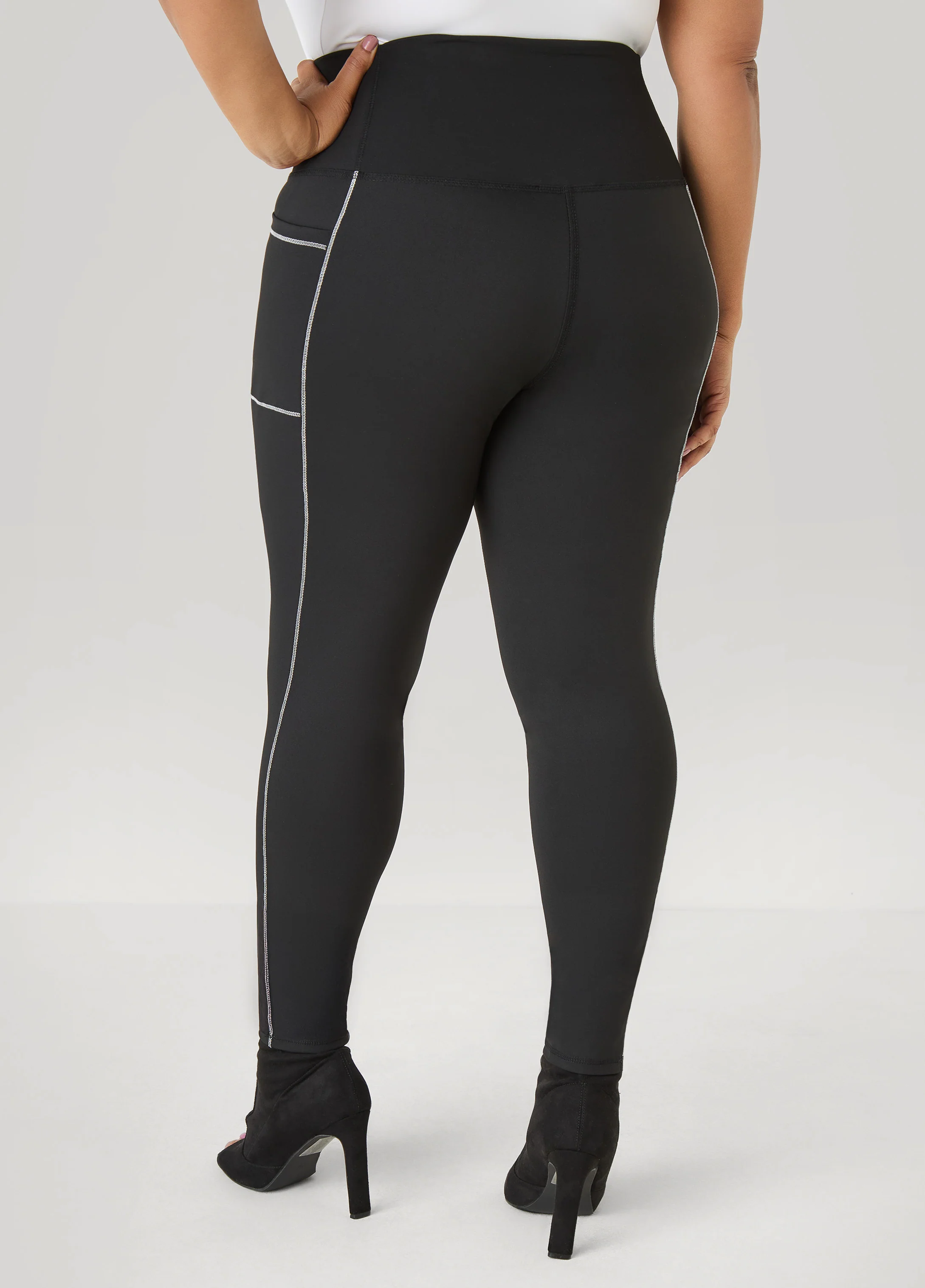Piped High Waist Leggings - Image 6